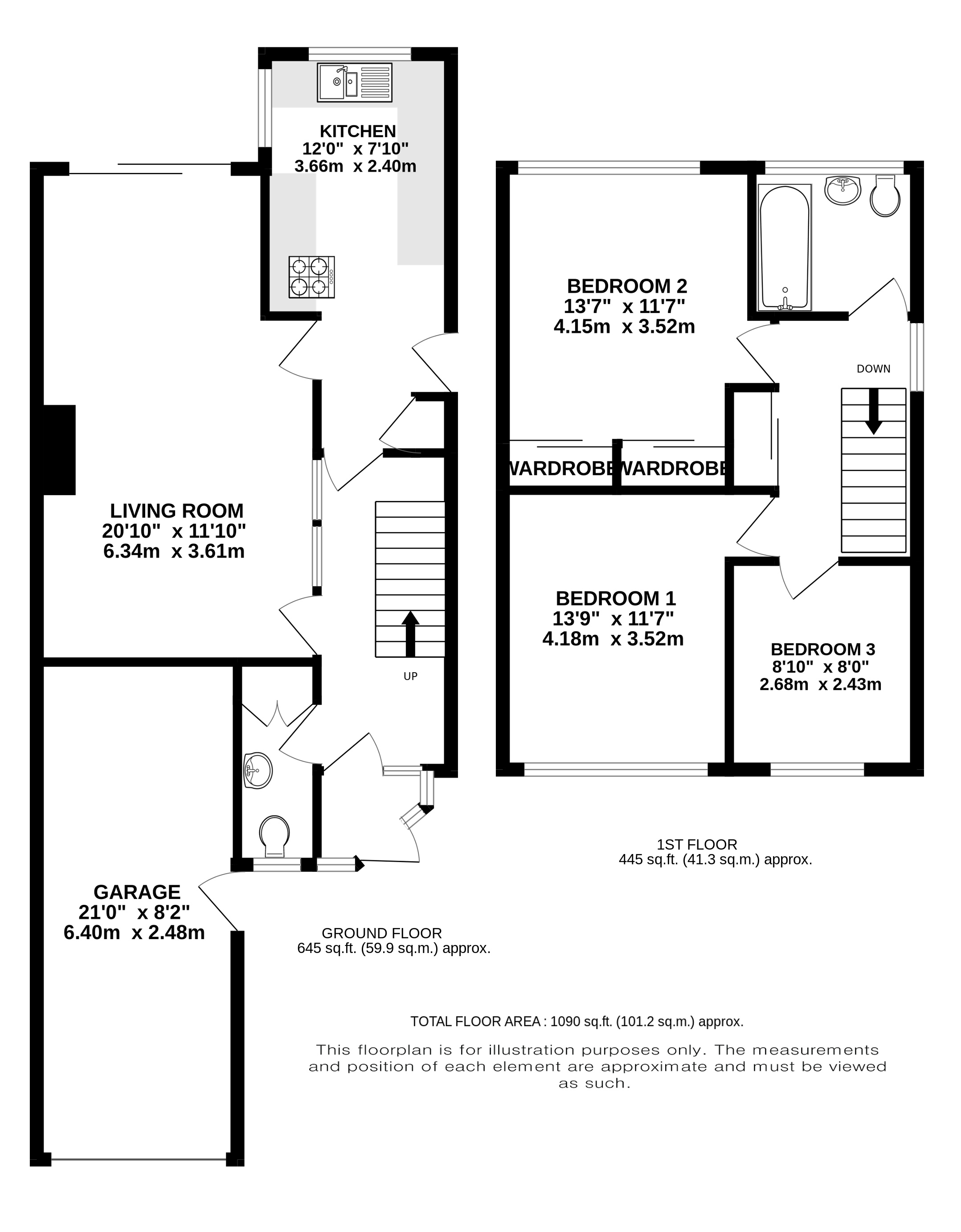 60, Waveney Road, Harpenden floorplan