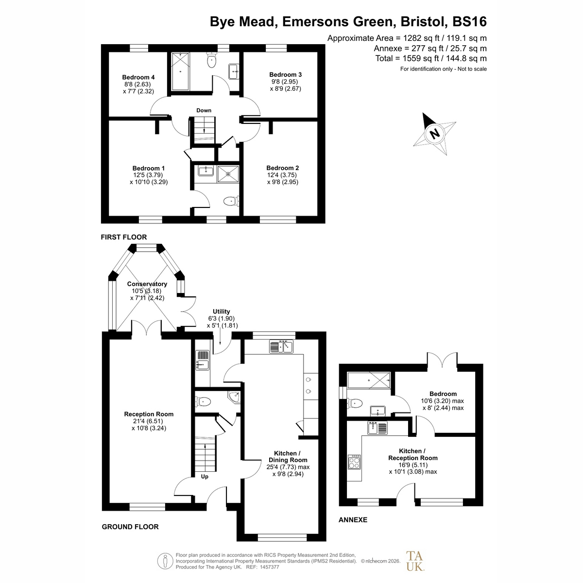 154, Bye Mead, Bristol floorplan
