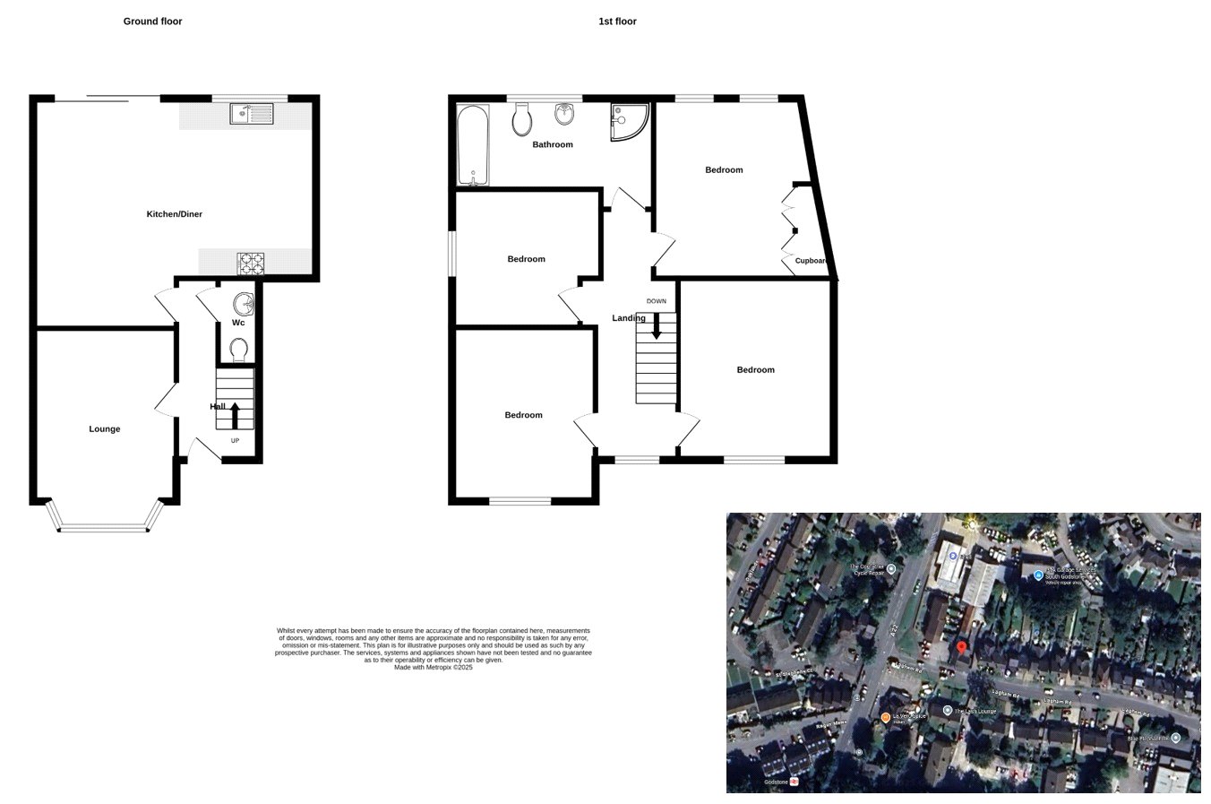 1, Lagham Road, Godstone floorplan