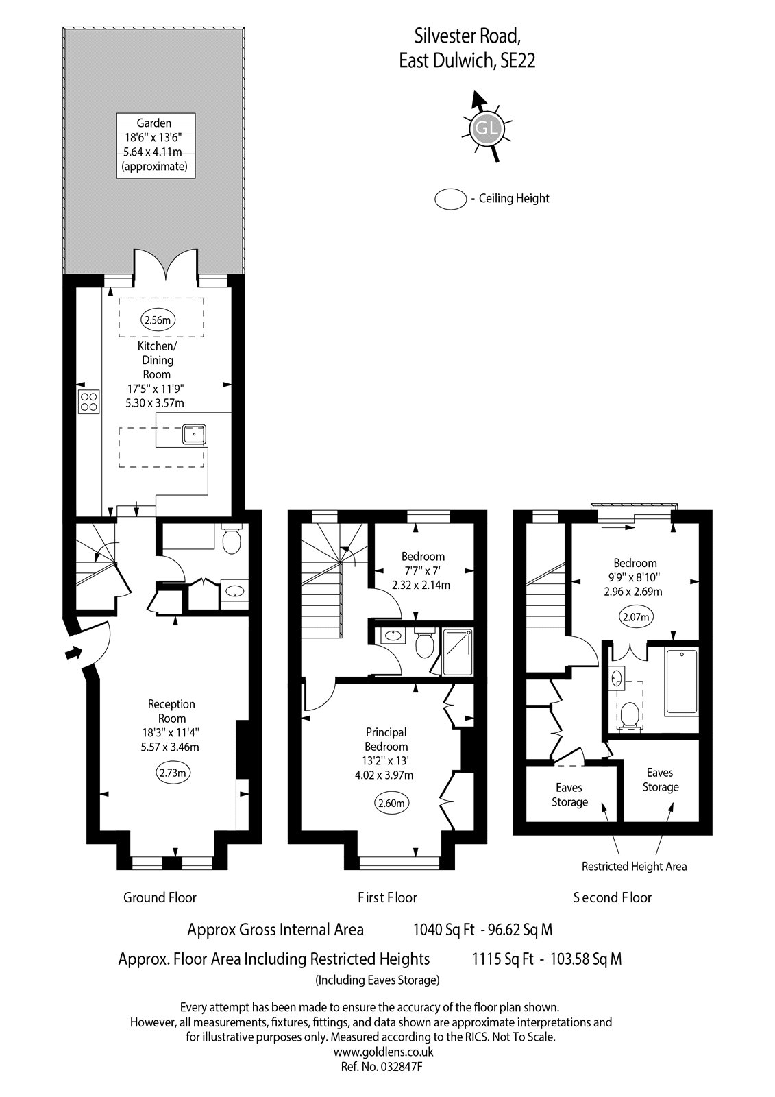 38a, Silvester Road, London floorplan