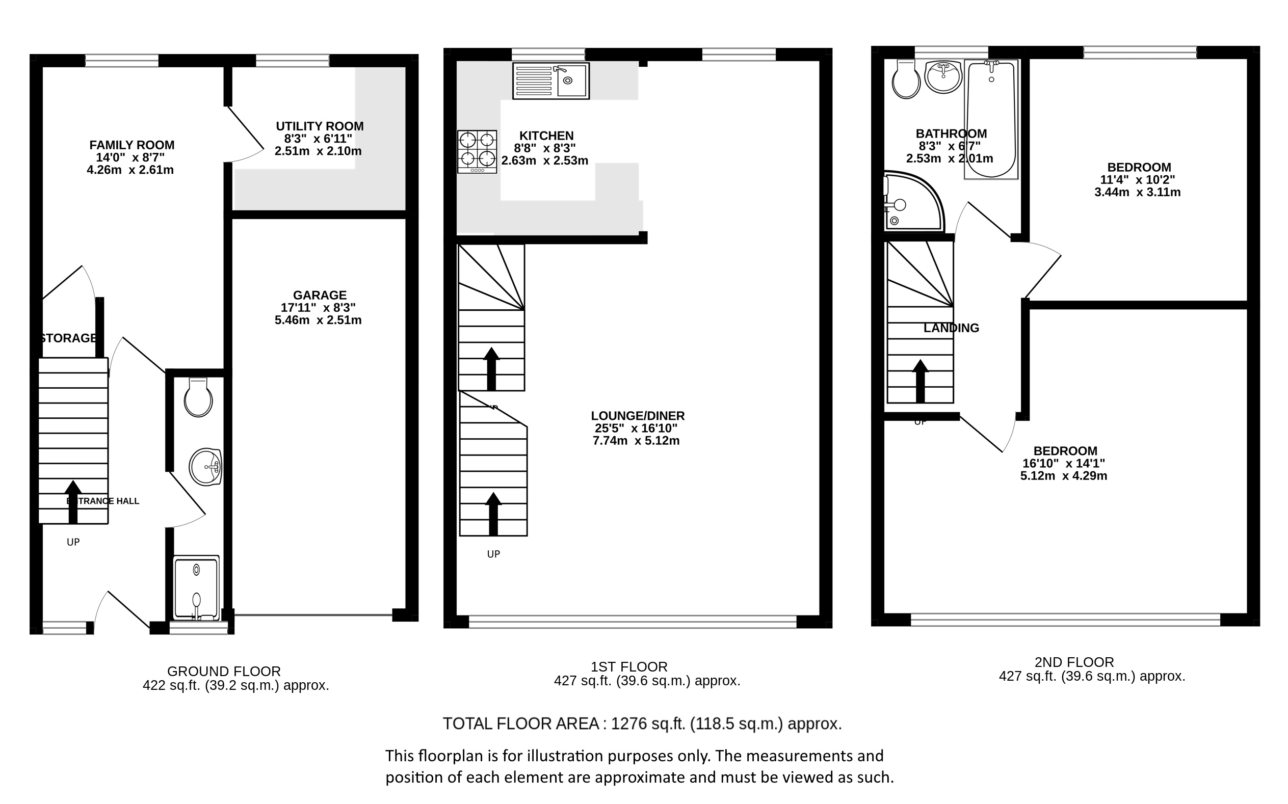 5, Old Rectory Close, Harpenden floorplan
