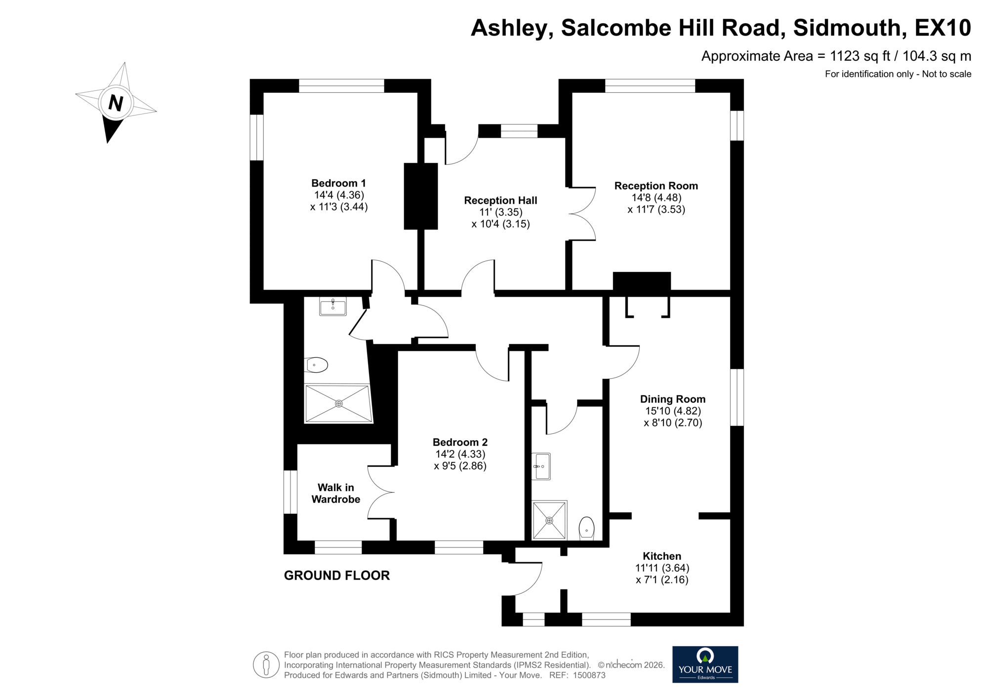 1 Ashley,, Salcombe Hill Road, Devon floorplan