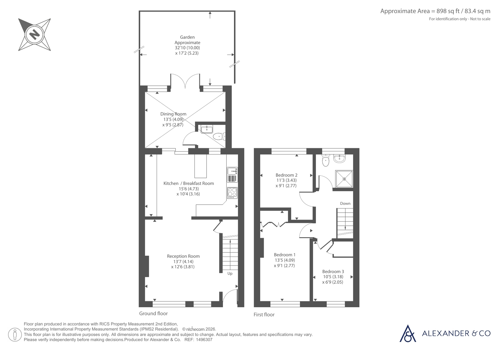 3, Hebden Close, Luton floorplan