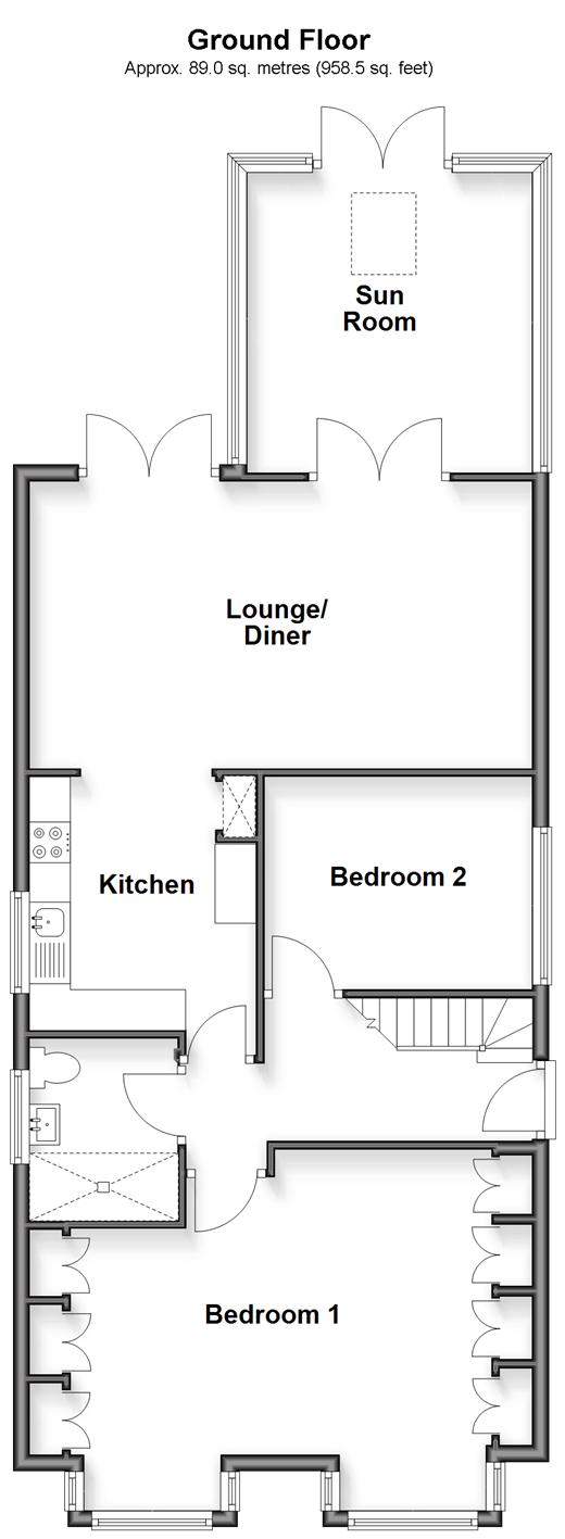 Seaview Road Woodingdean, Brighton floorplan