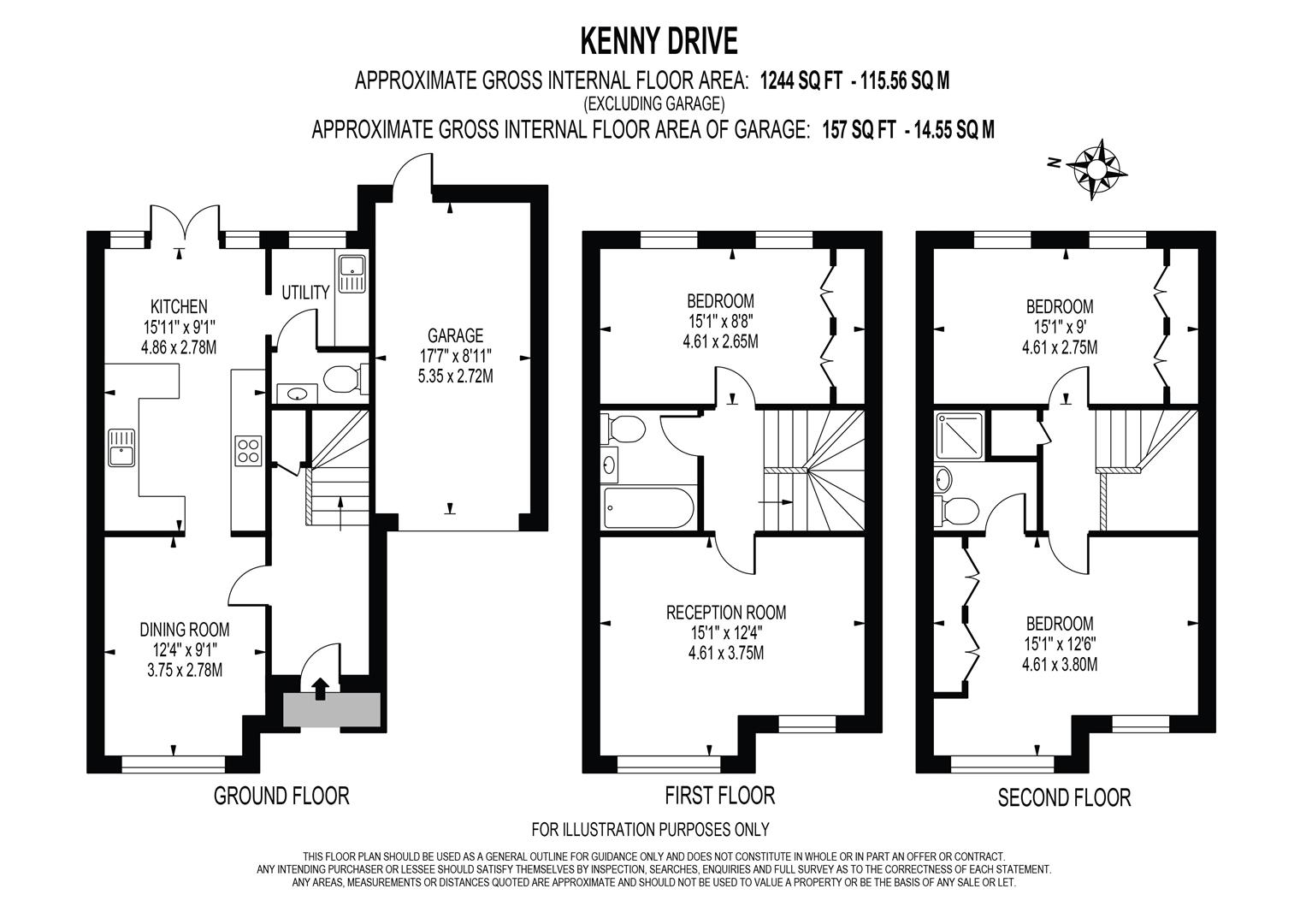 Kenny Drive, Carshalton floorplan