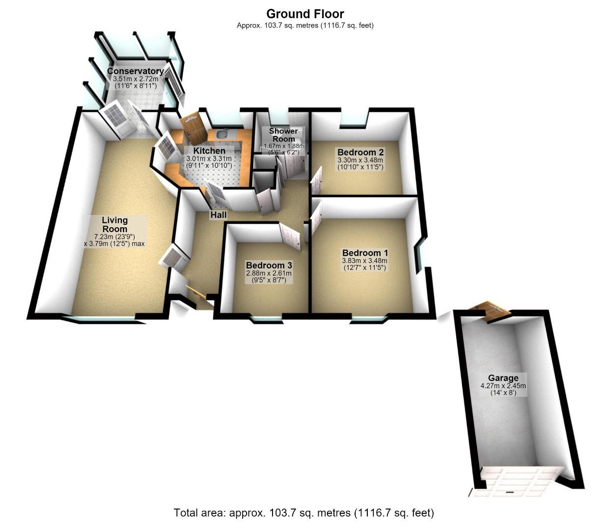 2, Park Close, Bicester floorplan