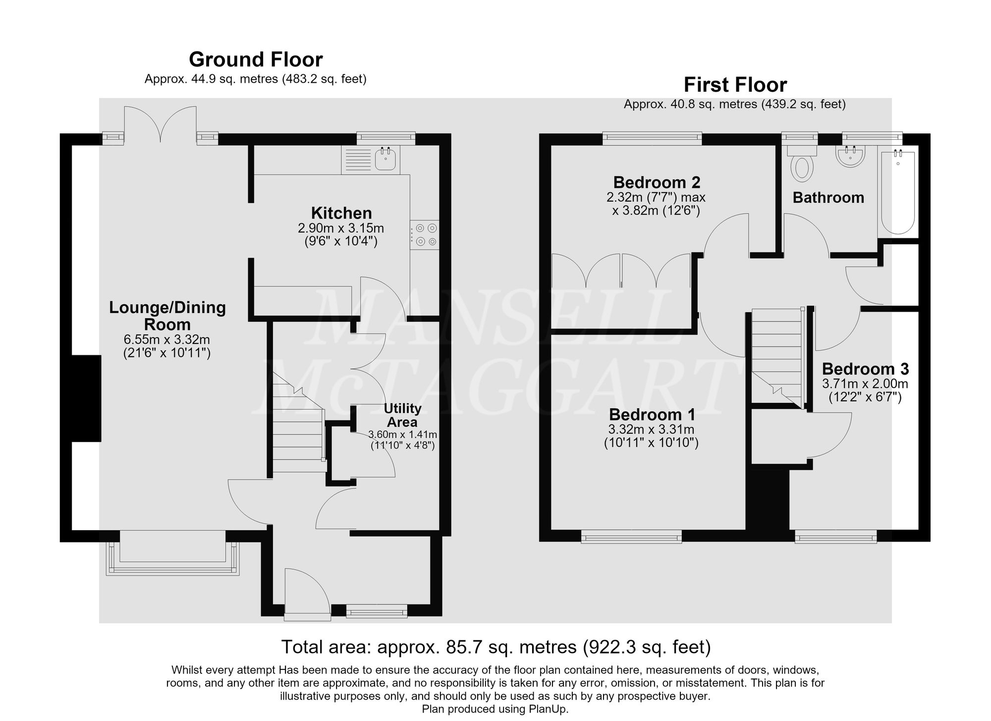 8 Patching Close, Crawley floorplan