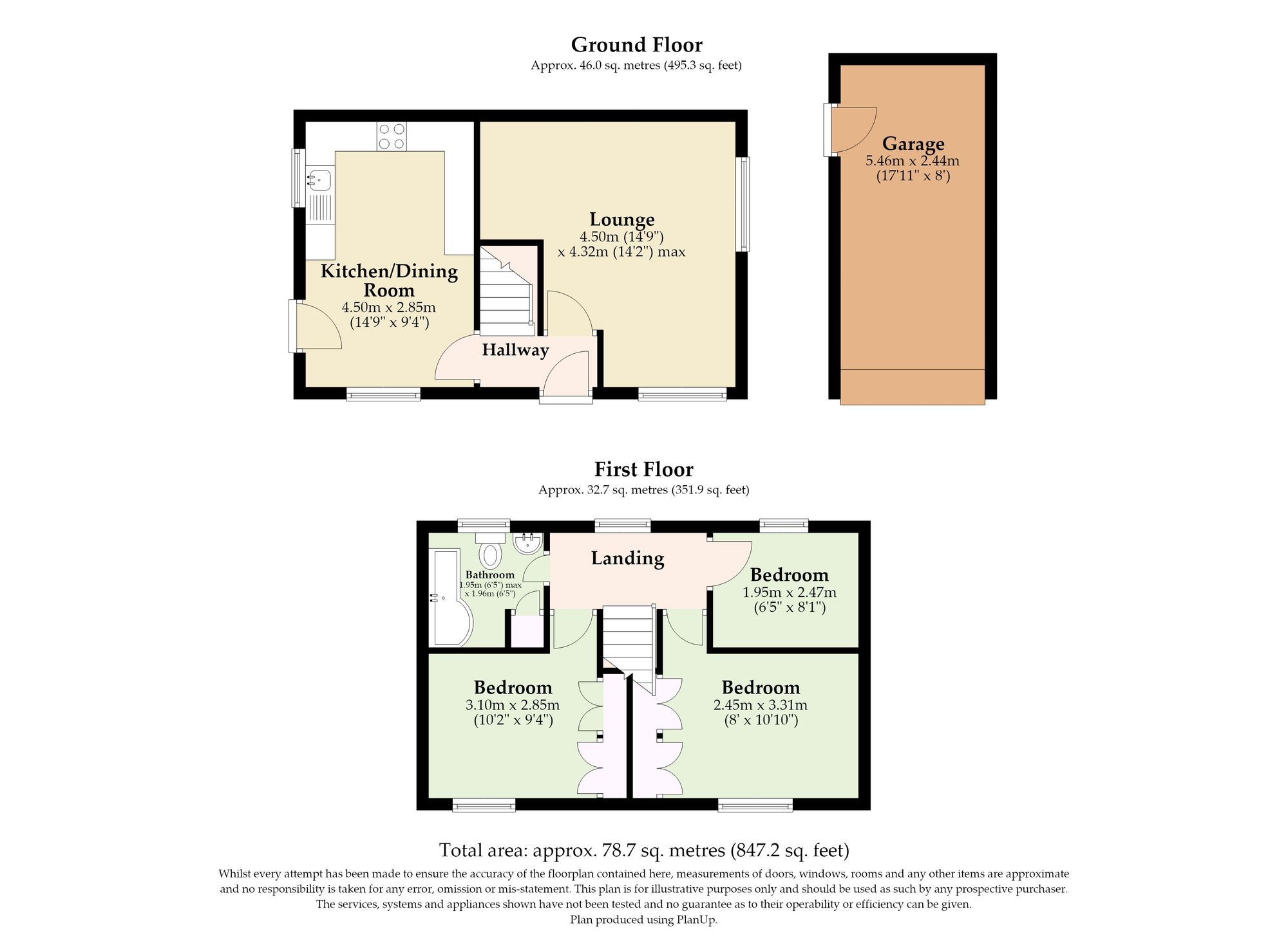 3 Dersley Court, Norwich floorplan