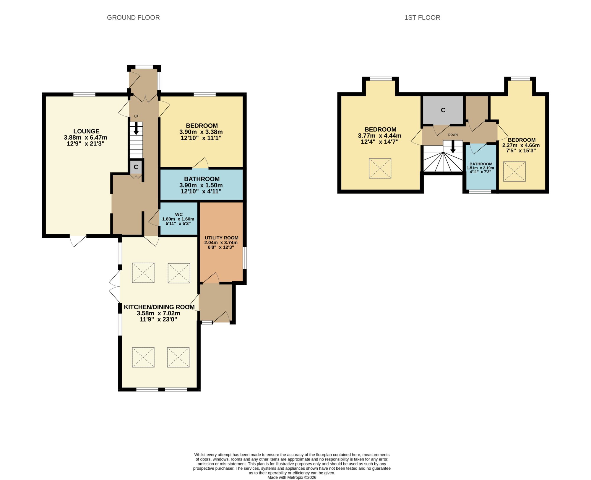 Alderlea, Fleet Street, Gatehouse of Fleet floorplan