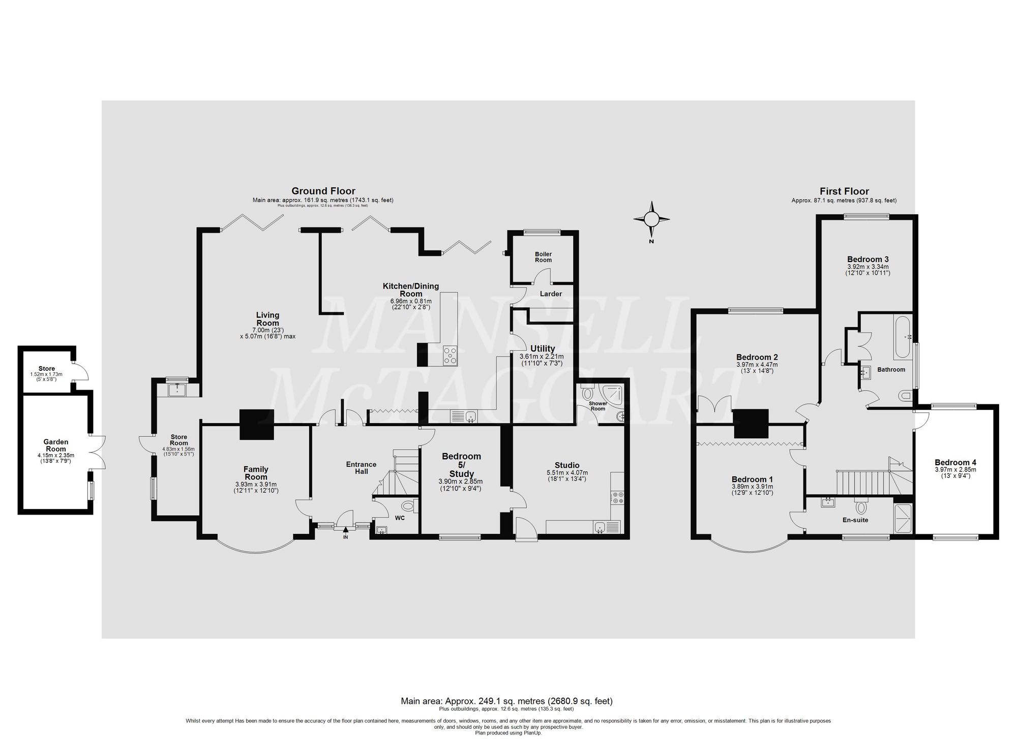 222 Holtye Road, East Grinstead floorplan
