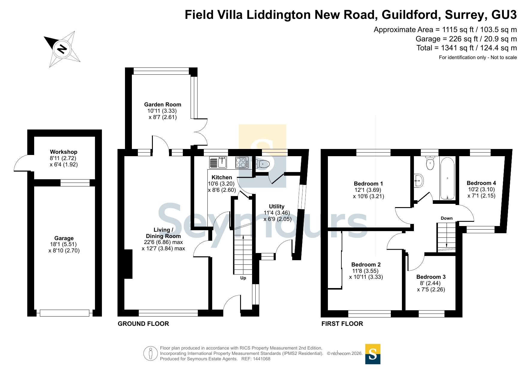 Field Villa,, Liddington New Road, Surrey floorplan