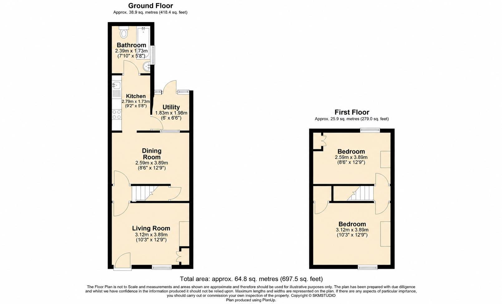 14, Two Waters Road, Hemel Hempstead floorplan