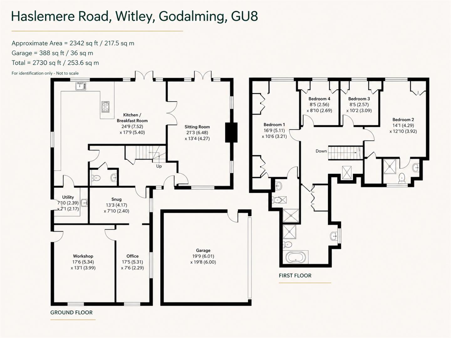 Garden Cottage, Haslemere Road, Godalming floorplan