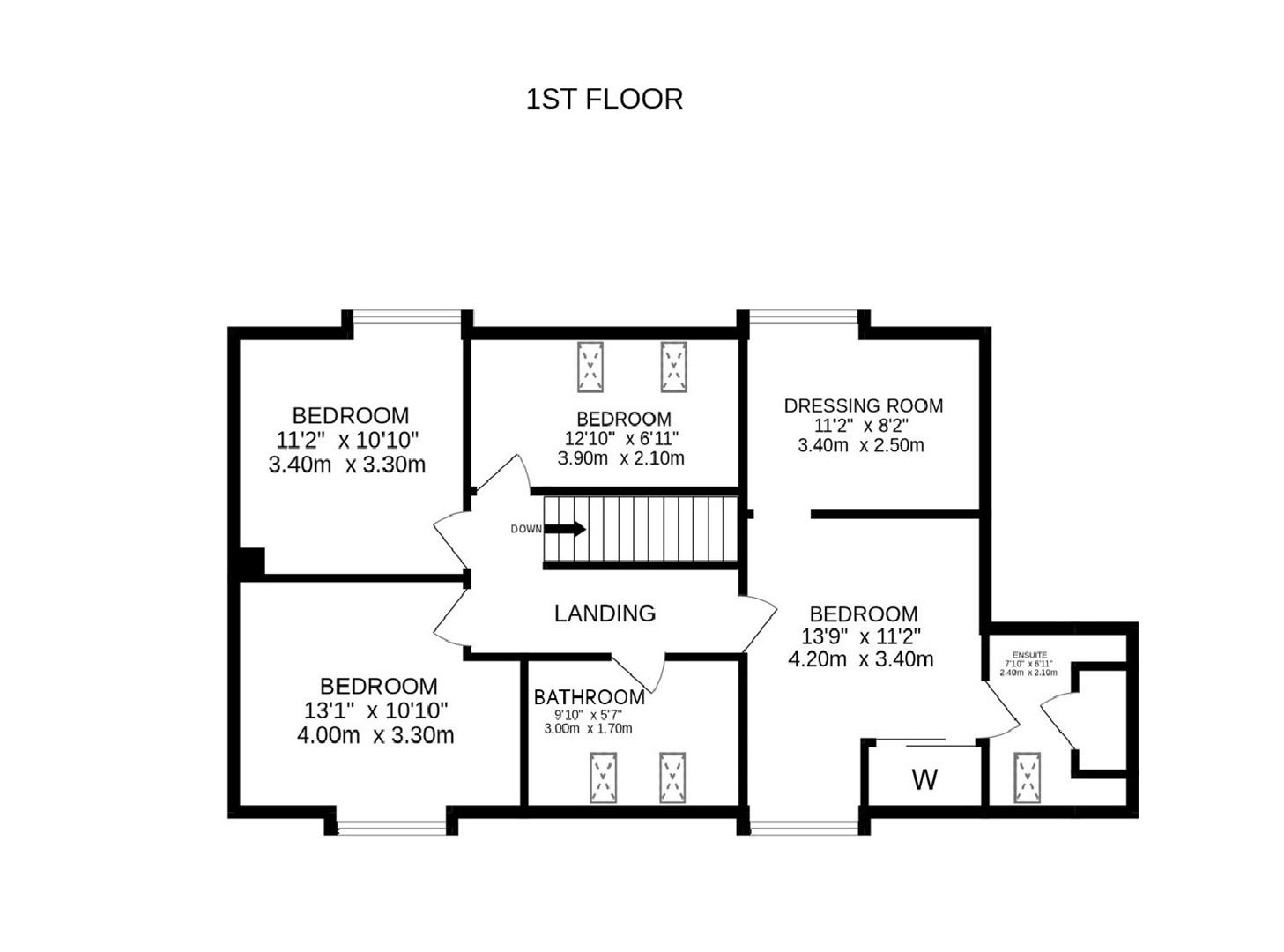 Skeabost, School Road, Muckhart floorplan