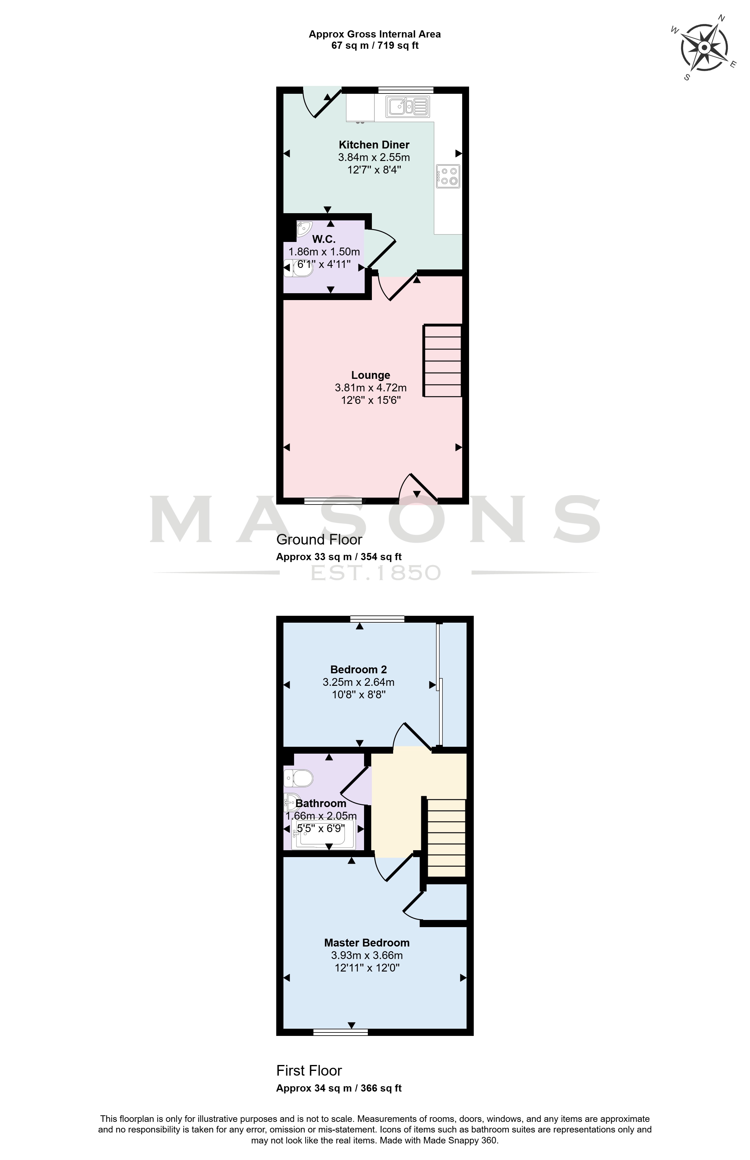 10, Camellia Grove, Louth floorplan