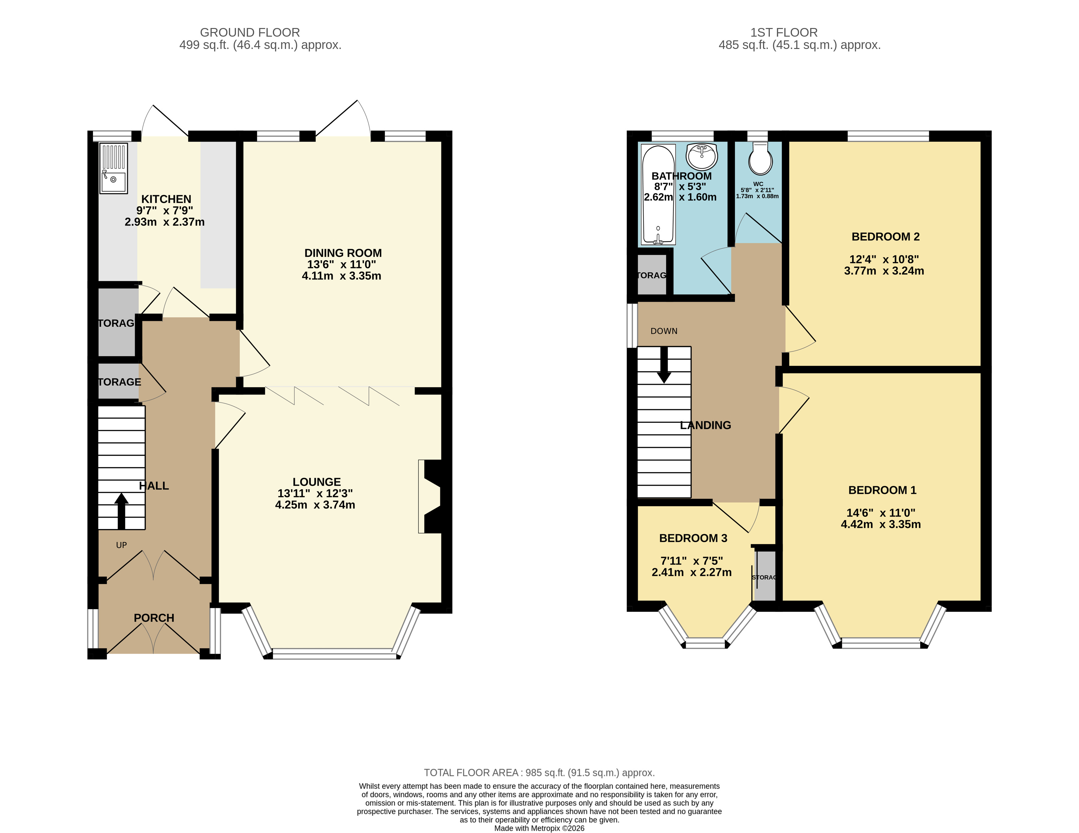 87, Bawdsey Avenue, Newbury Park floorplan