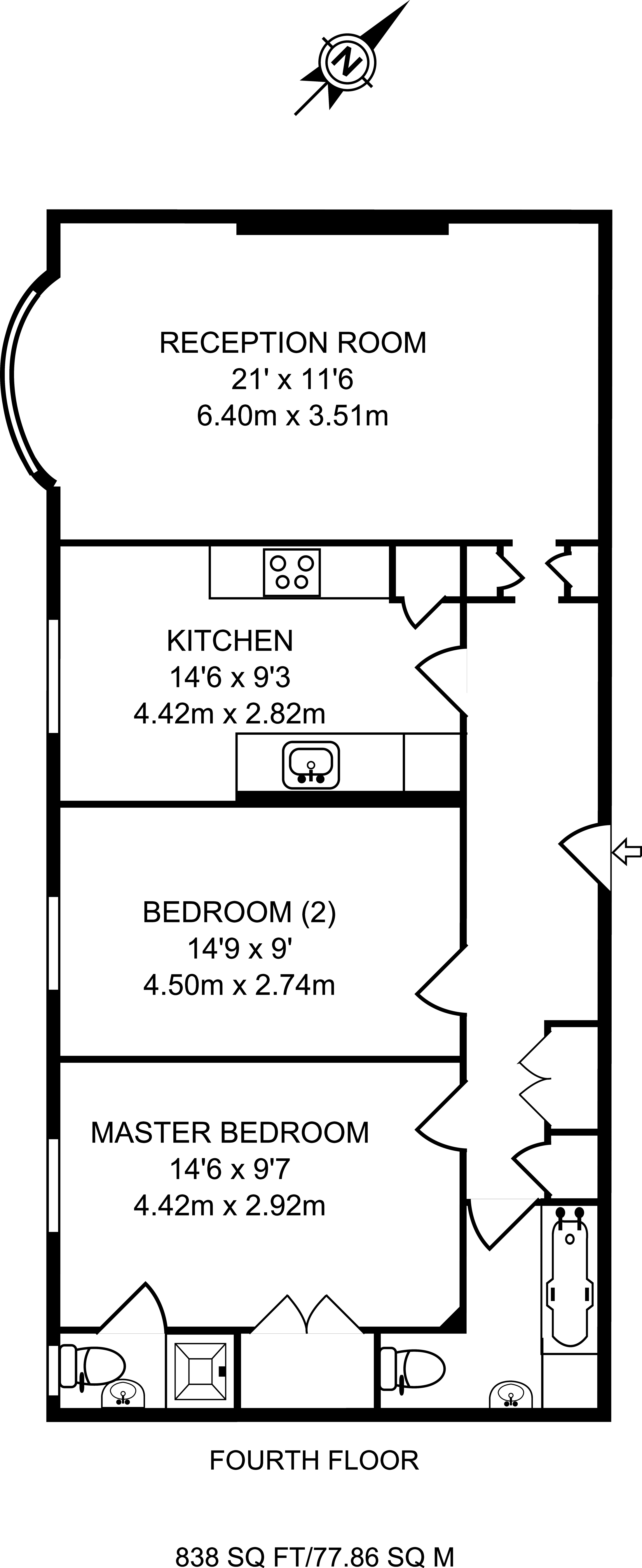 2 Bedrooms Flat to rent in Parkview Court, Bishop's Park SW6