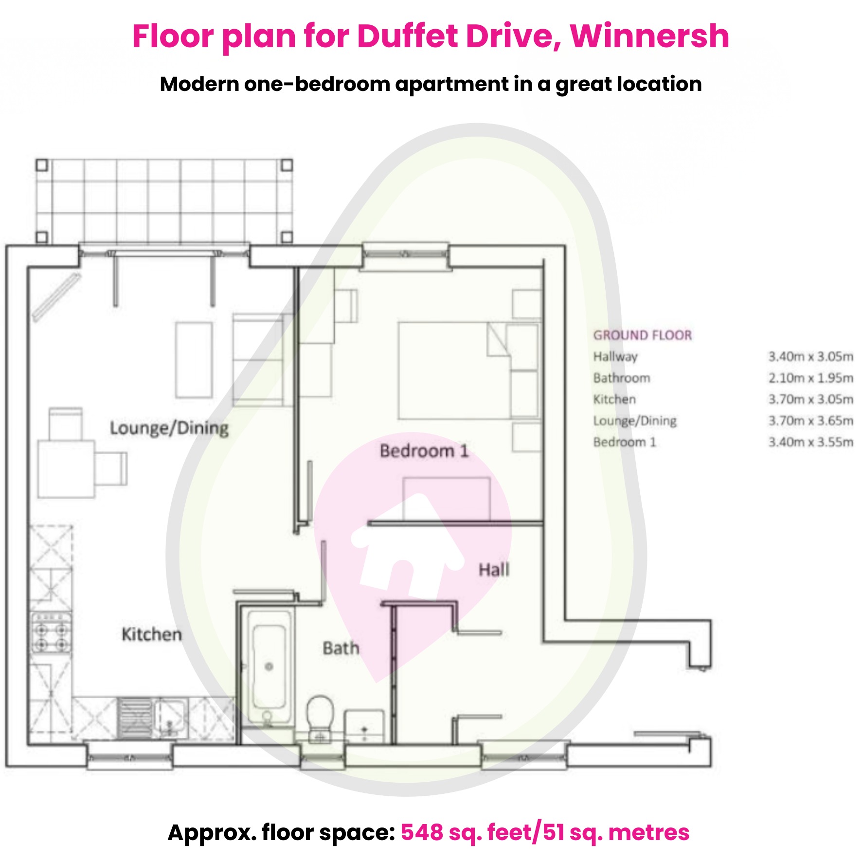46, Duffet Drive, Wokingham floorplan