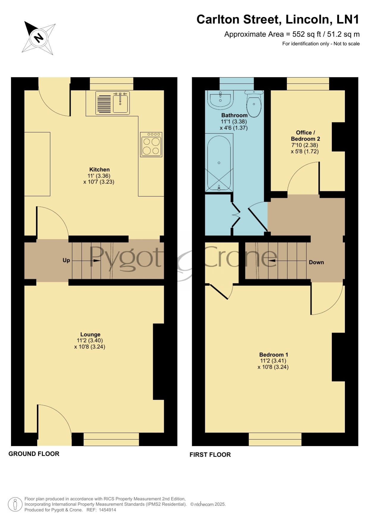 12, Carlton Street, Lincoln floorplan
