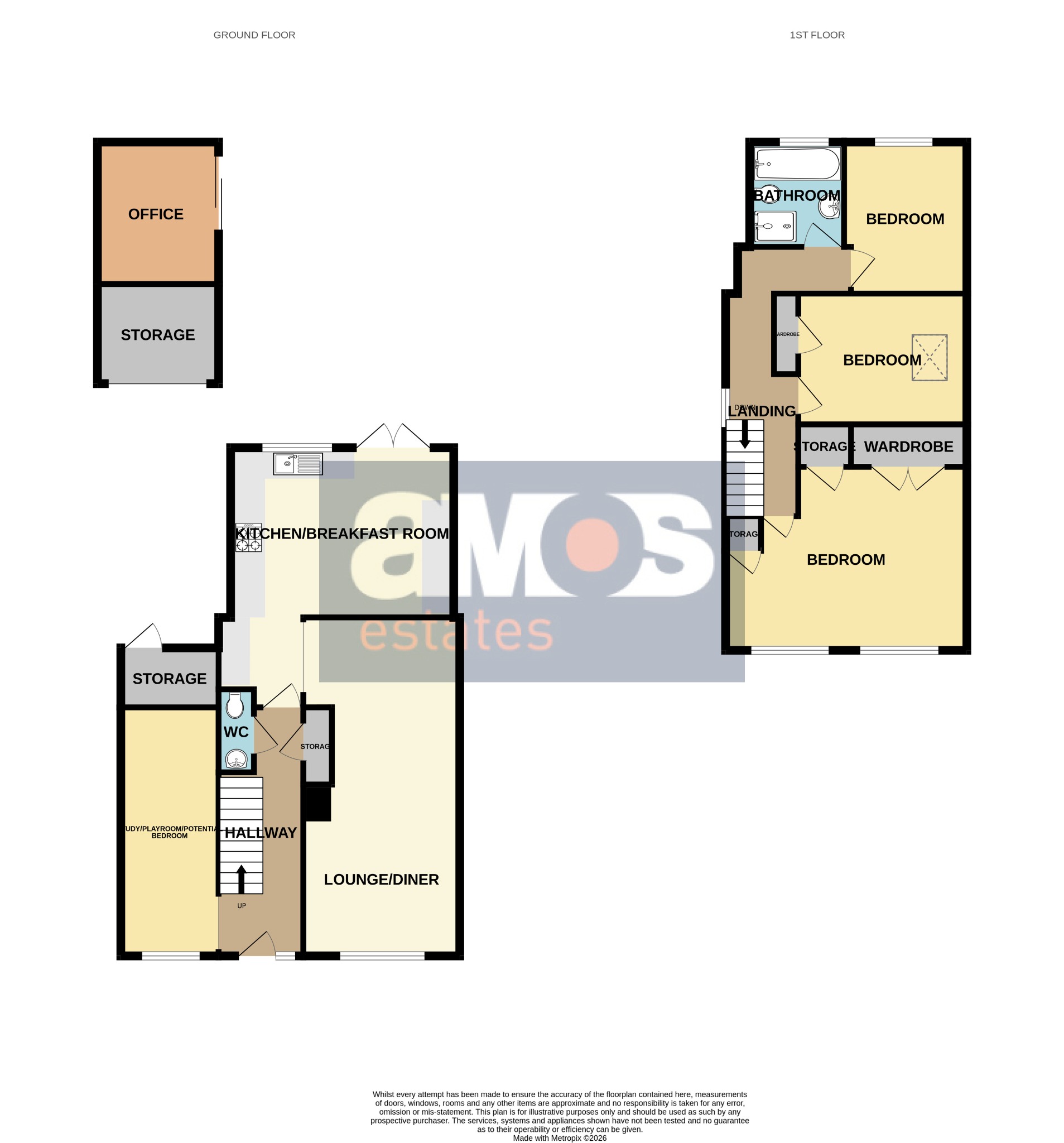 26 Pinewood Avenue, Eastwood, Essex floorplan