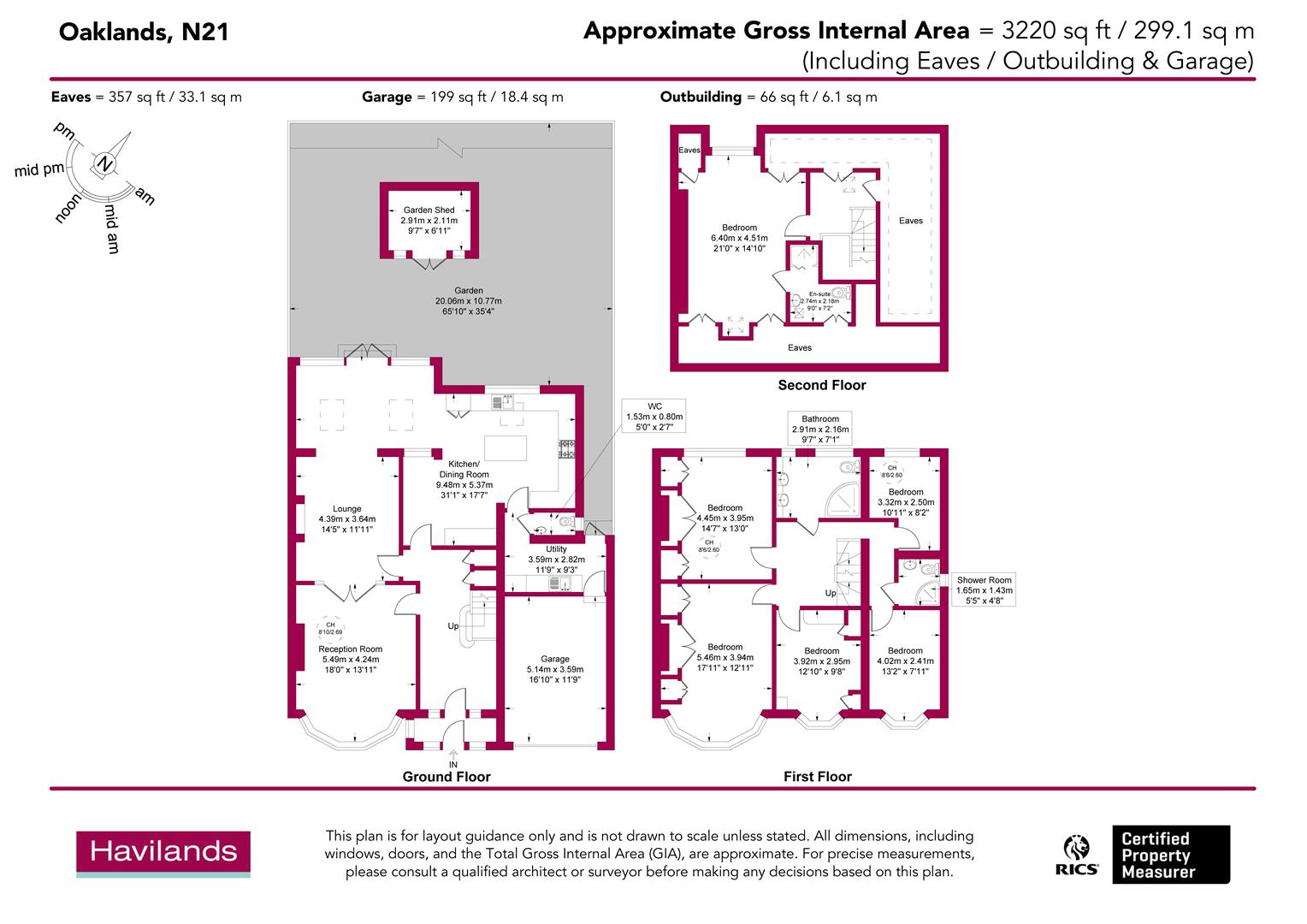 18, Oaklands, N21 floorplan