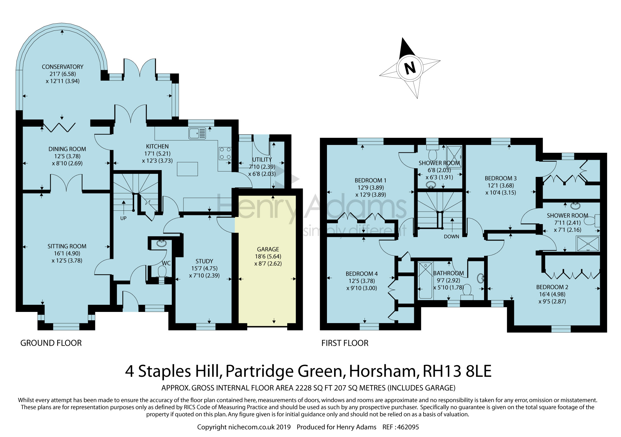 4 Bedrooms Detached house for sale in Staples Hill, Partridge Green RH13