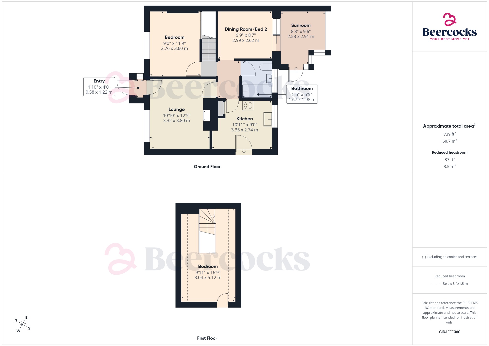 6 Lambwath Villas, Skirlaugh, East Riding of Yorkshire floorplan