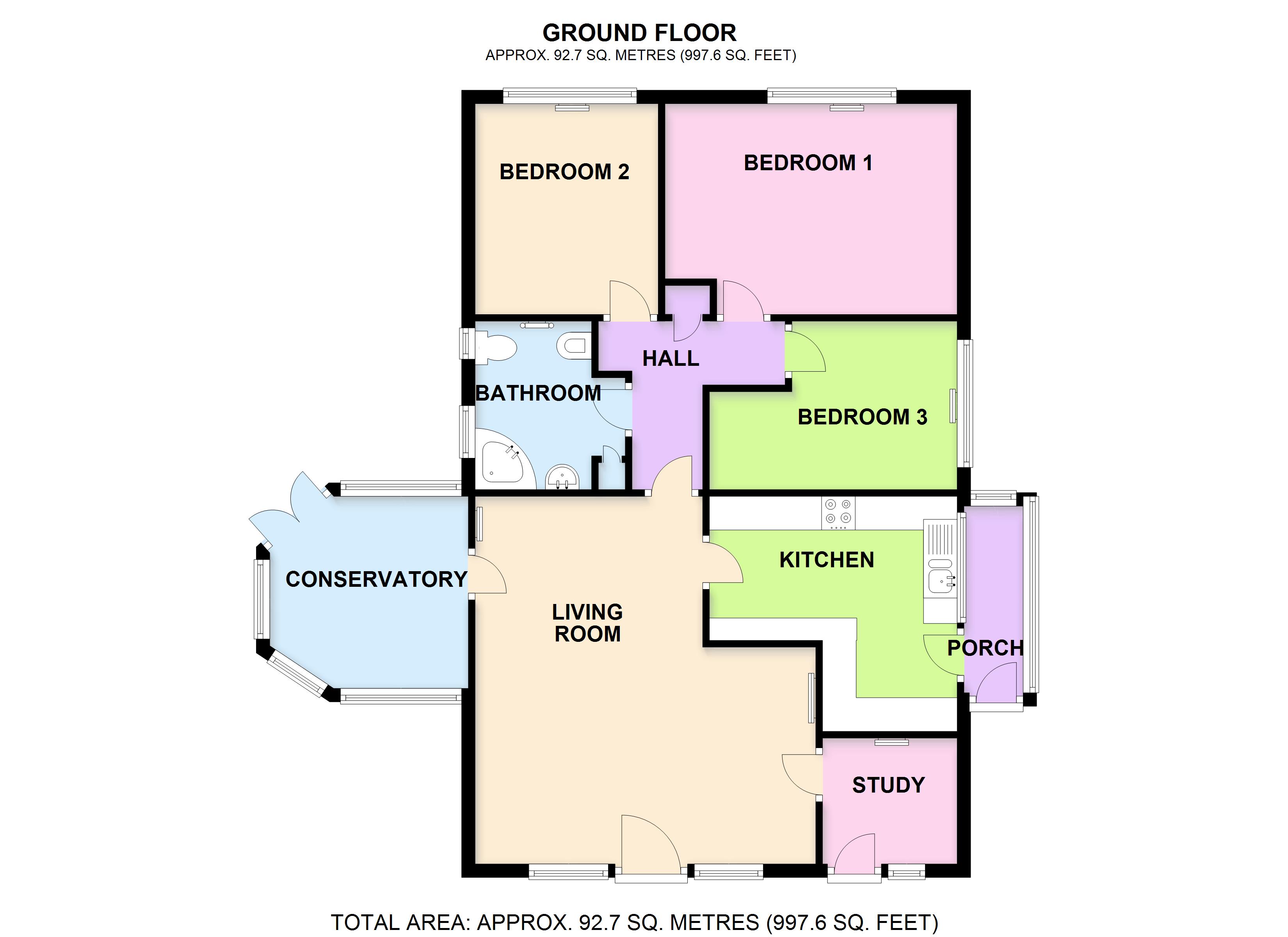 3 Bedrooms Detached bungalow for sale in Folly Nook Lane, Ranskill, Nottinghamshire DN22