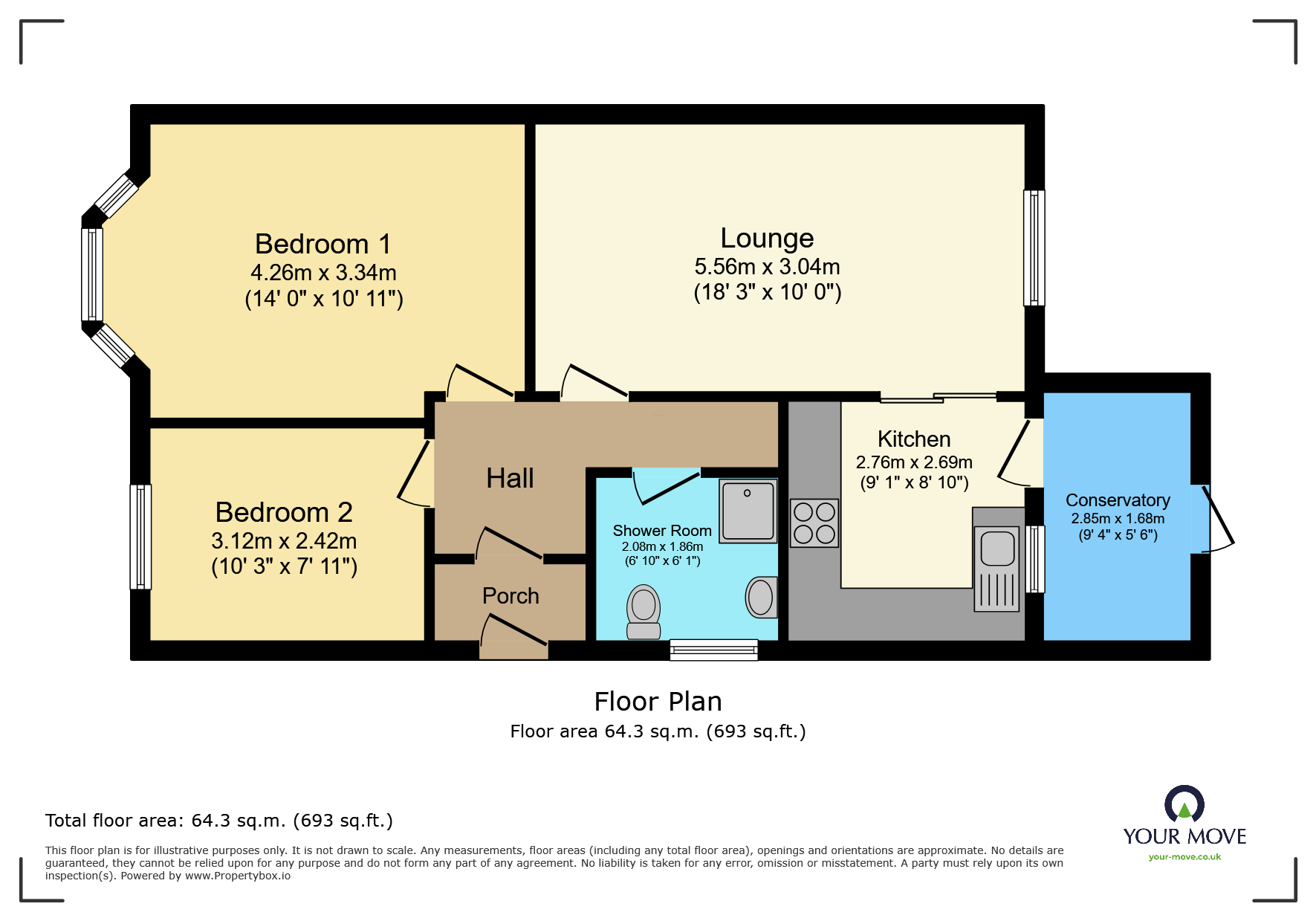 18, Oldfield Avenue, East Sussex floorplan