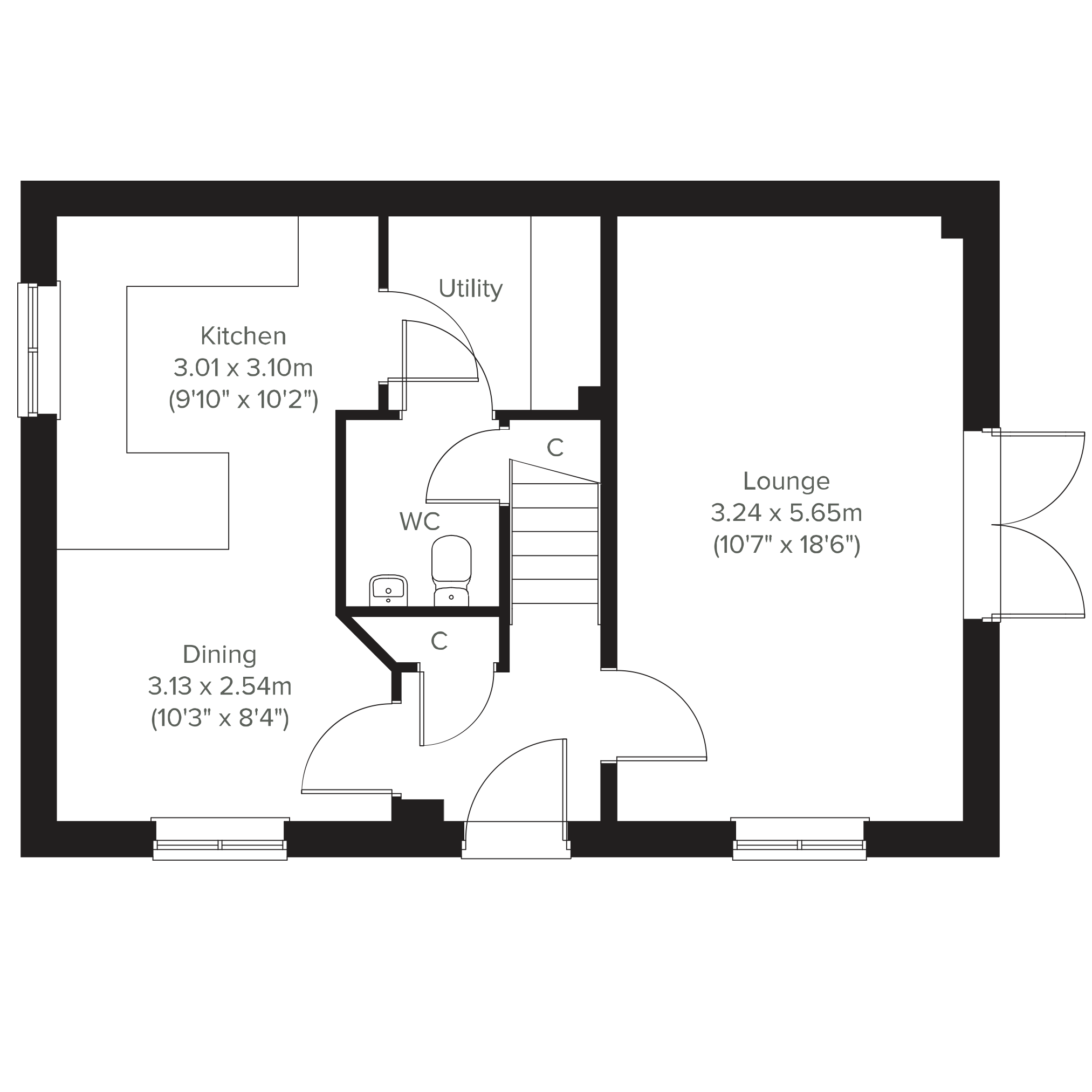 13, Newland Avenue, Bishop's Stortford floorplan
