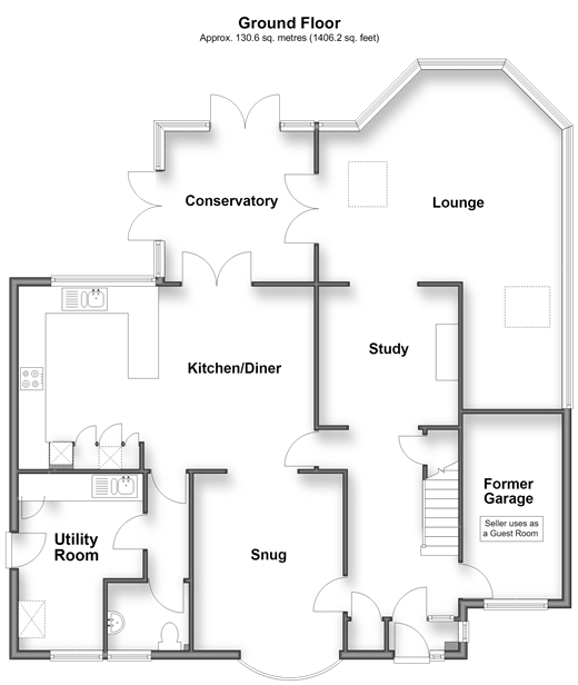 Smallfield Road Horne, Horley floorplan