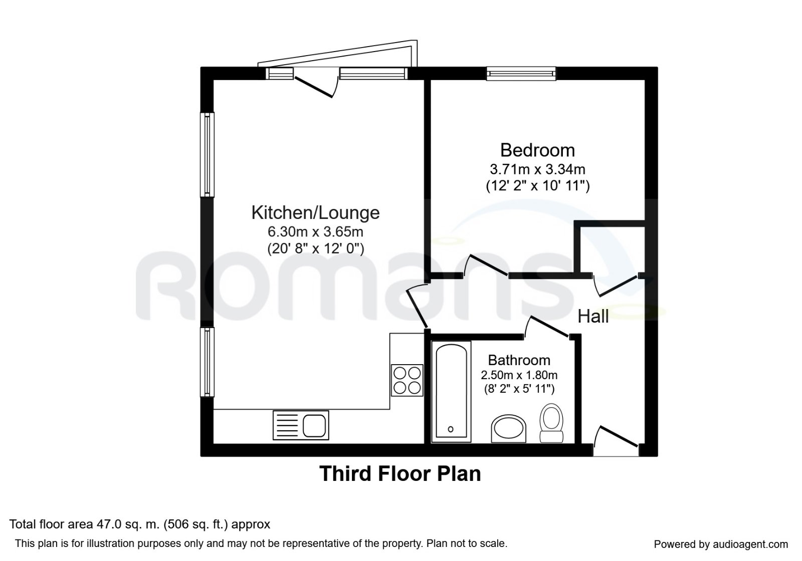 301, Netherfield Place, Basingstoke floorplan
