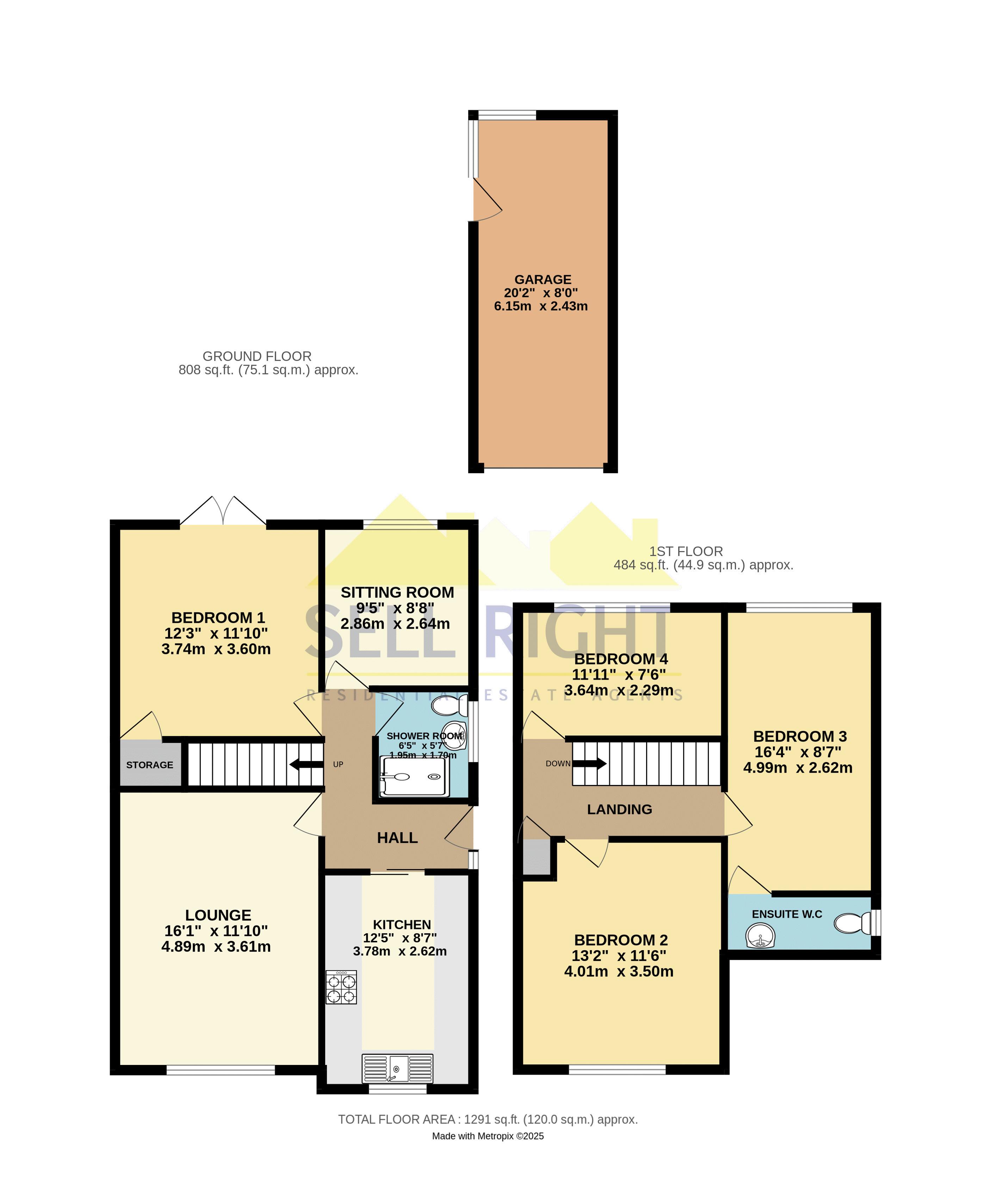 39, Meadow Crescent, Pontypridd floorplan