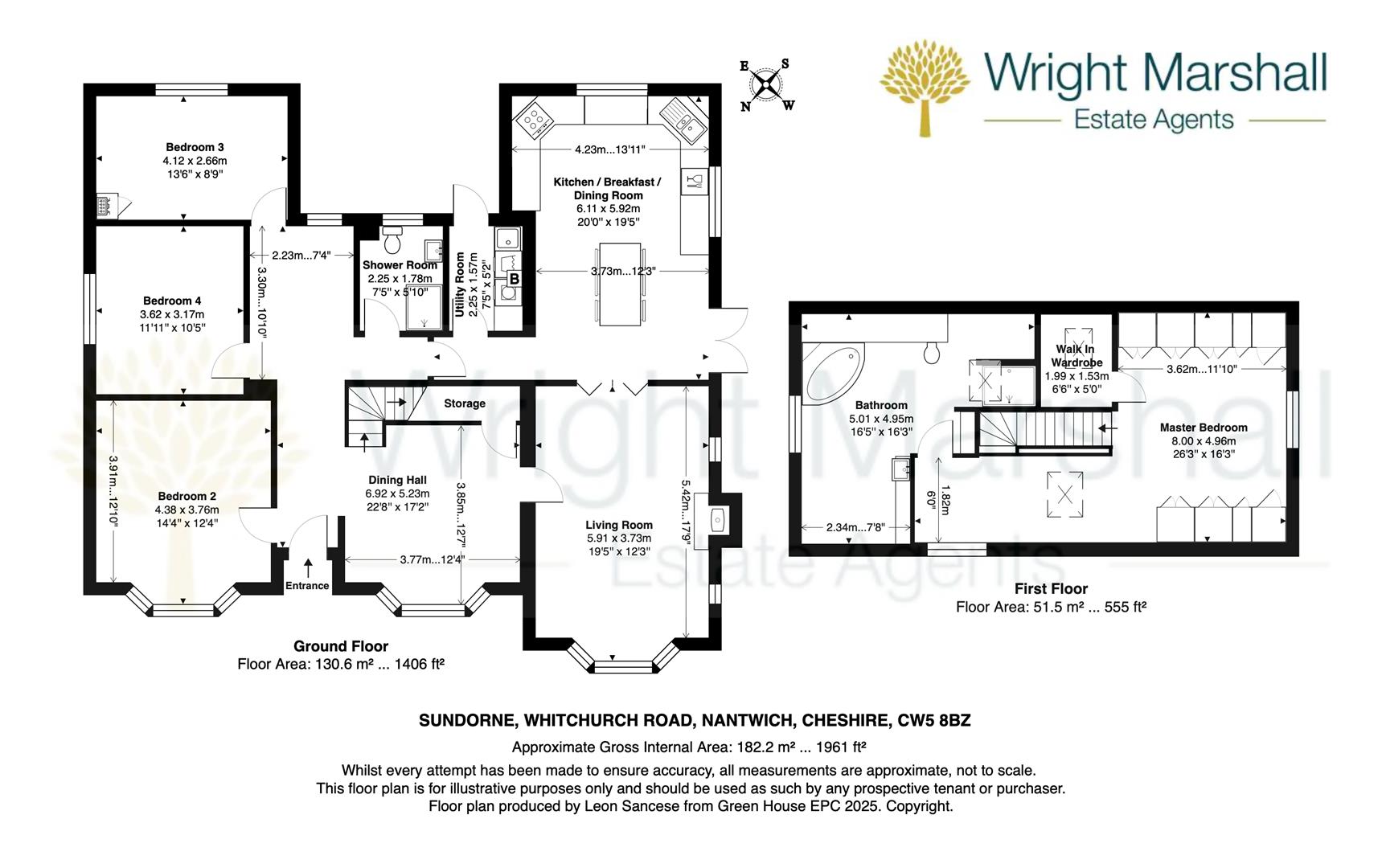 Sundorne Whitchurch Road, Nantwich floorplan