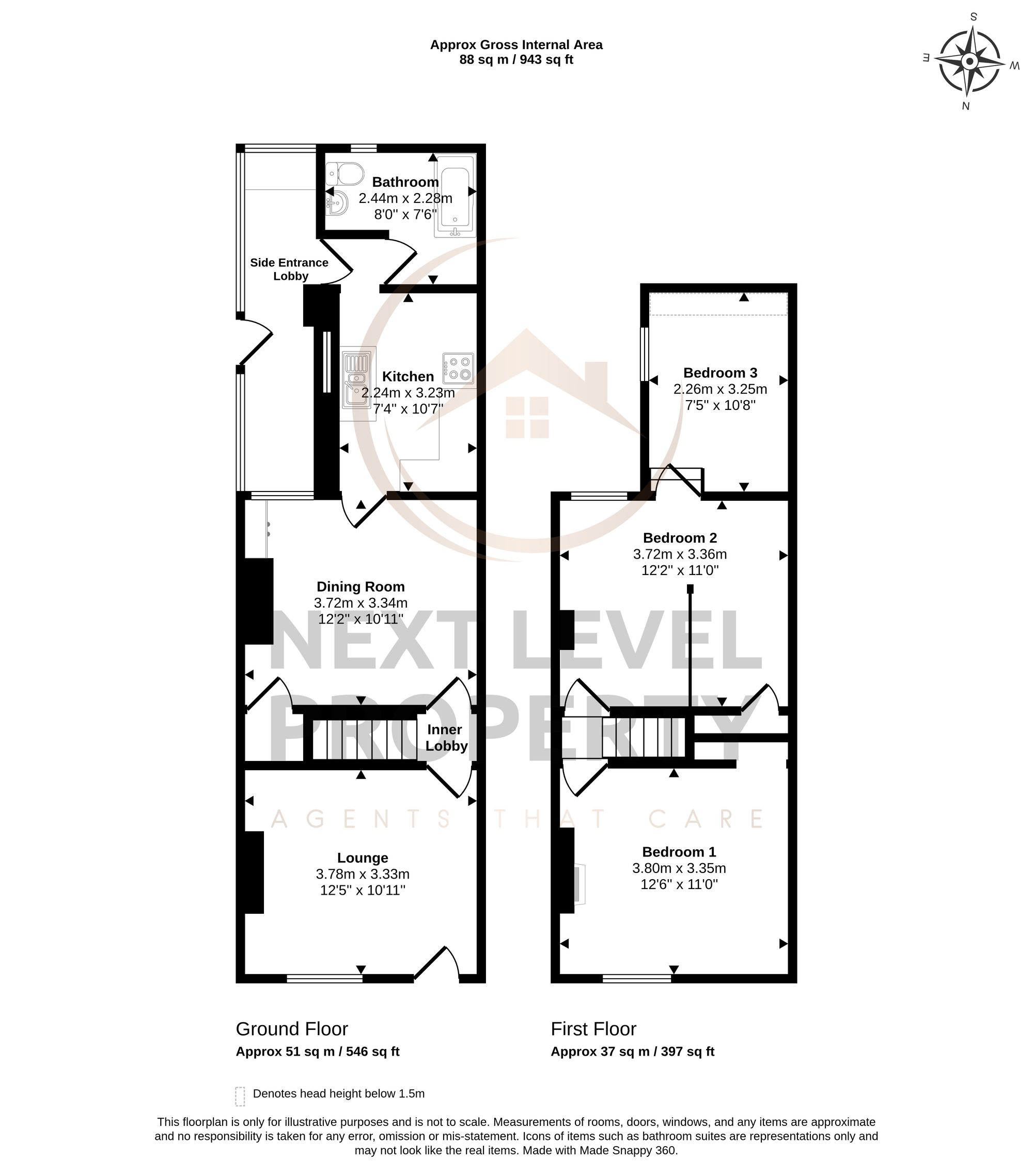 132 Elm High Road, Wisbech floorplan