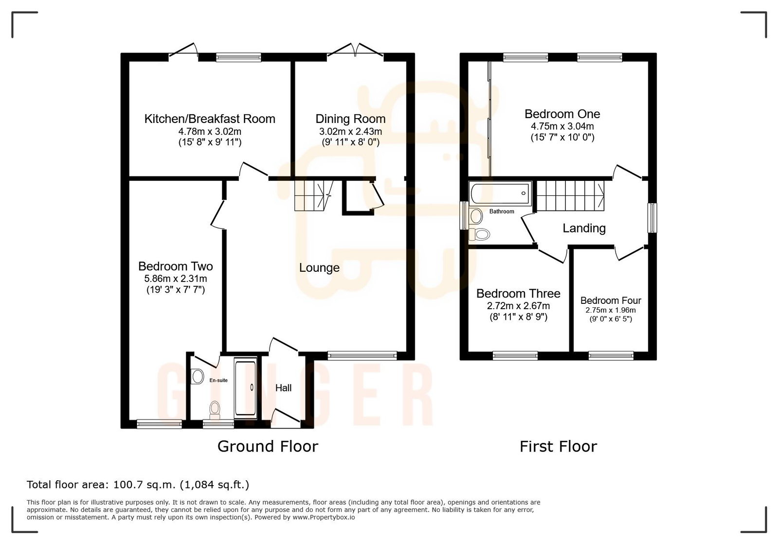 84, Clay Hill, Milton Keynes floorplan