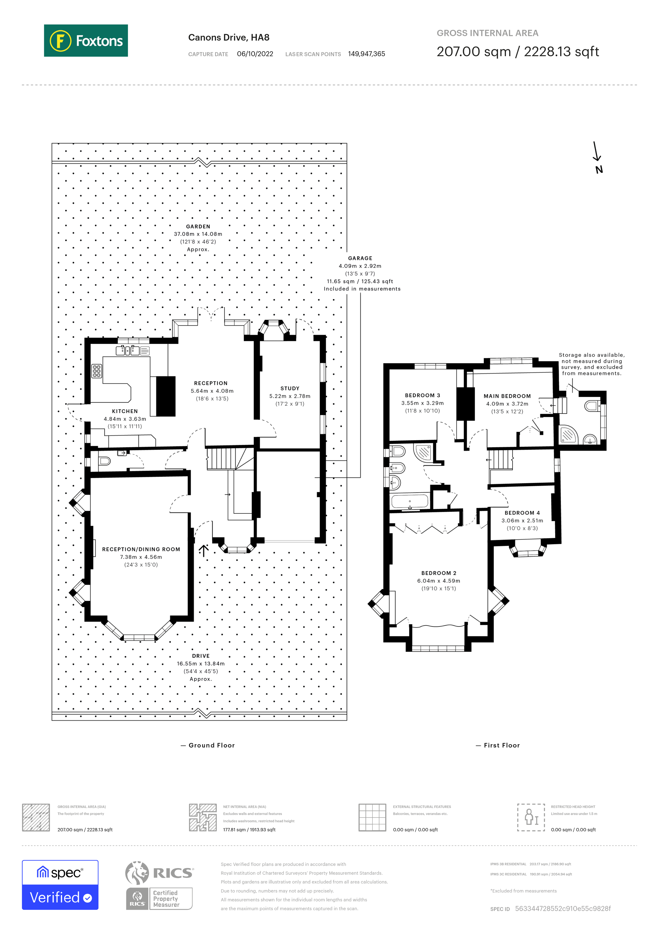 5, Canons Drive floorplan