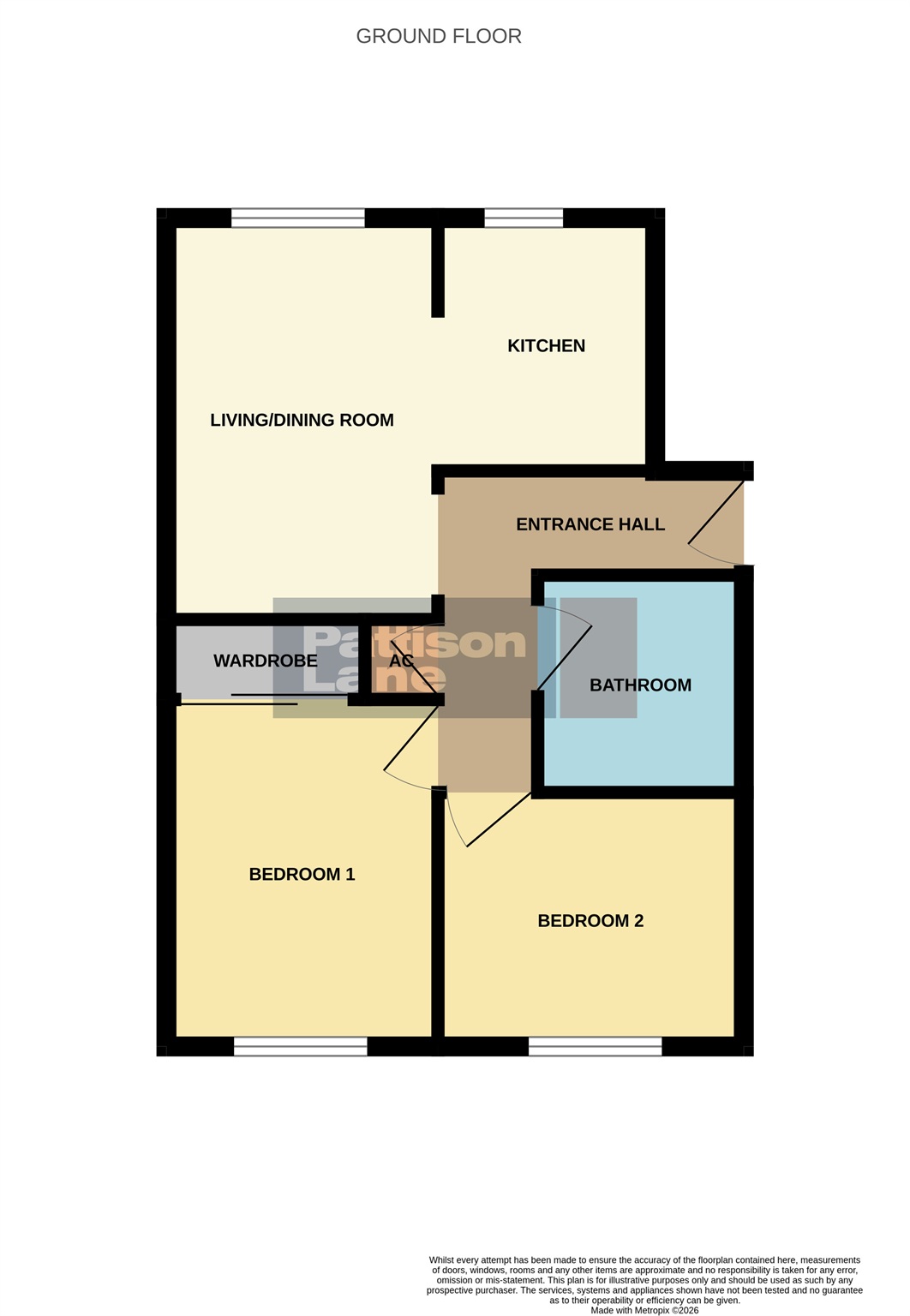Flat 11, Princes Court, Princes Street, Kettering floorplan