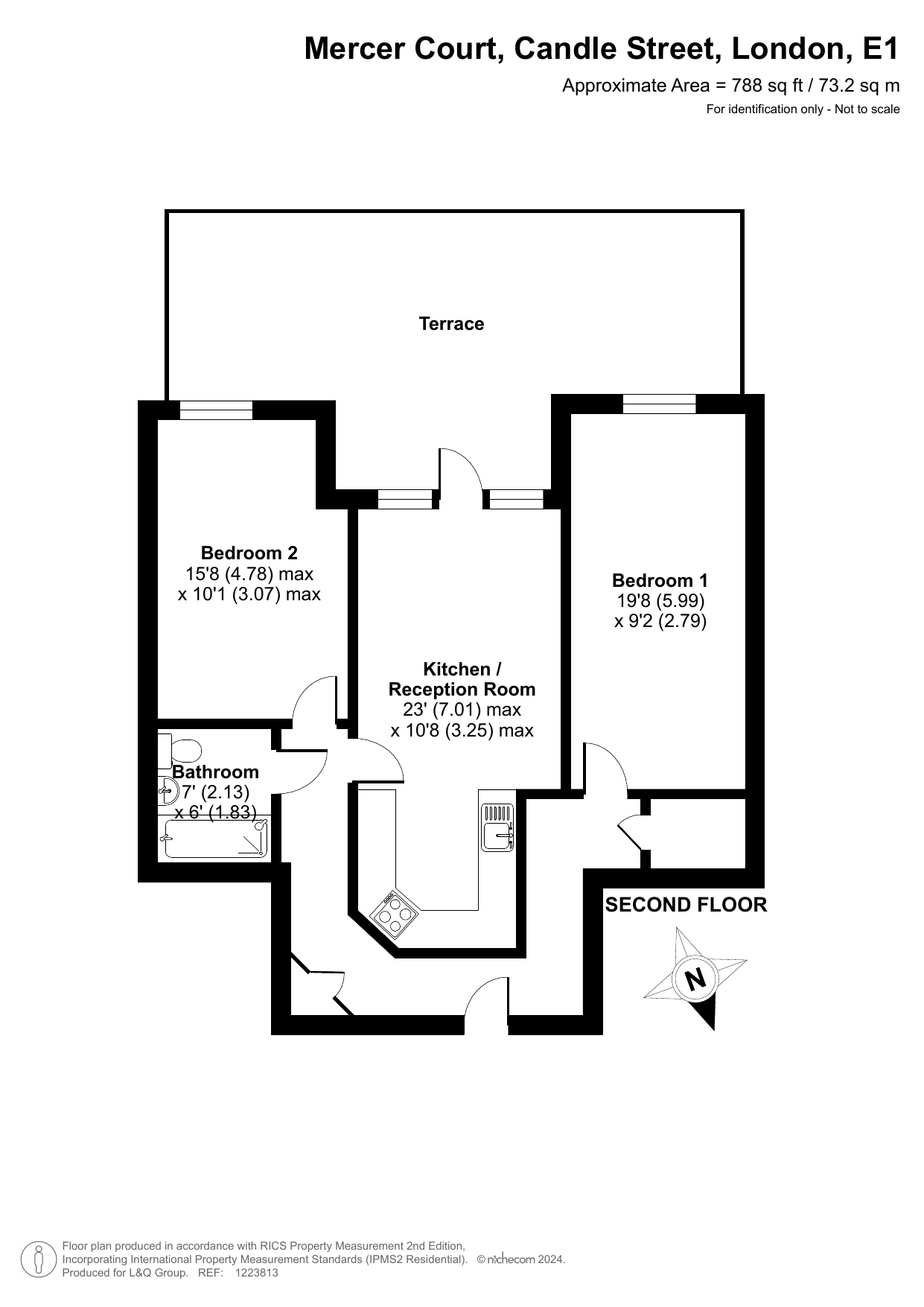 Candle St, London floorplan
