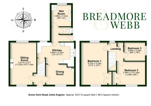 3 Bedrooms Semi-detached house for sale in Green Farm Road, Colne Engaine, Colchester CO6