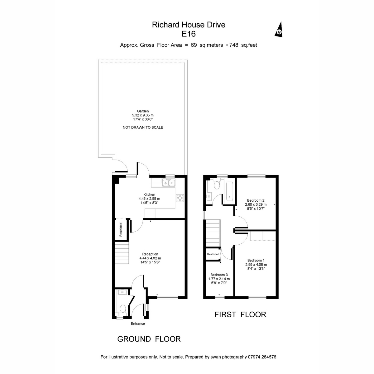 48, Richard House Drive, London floorplan