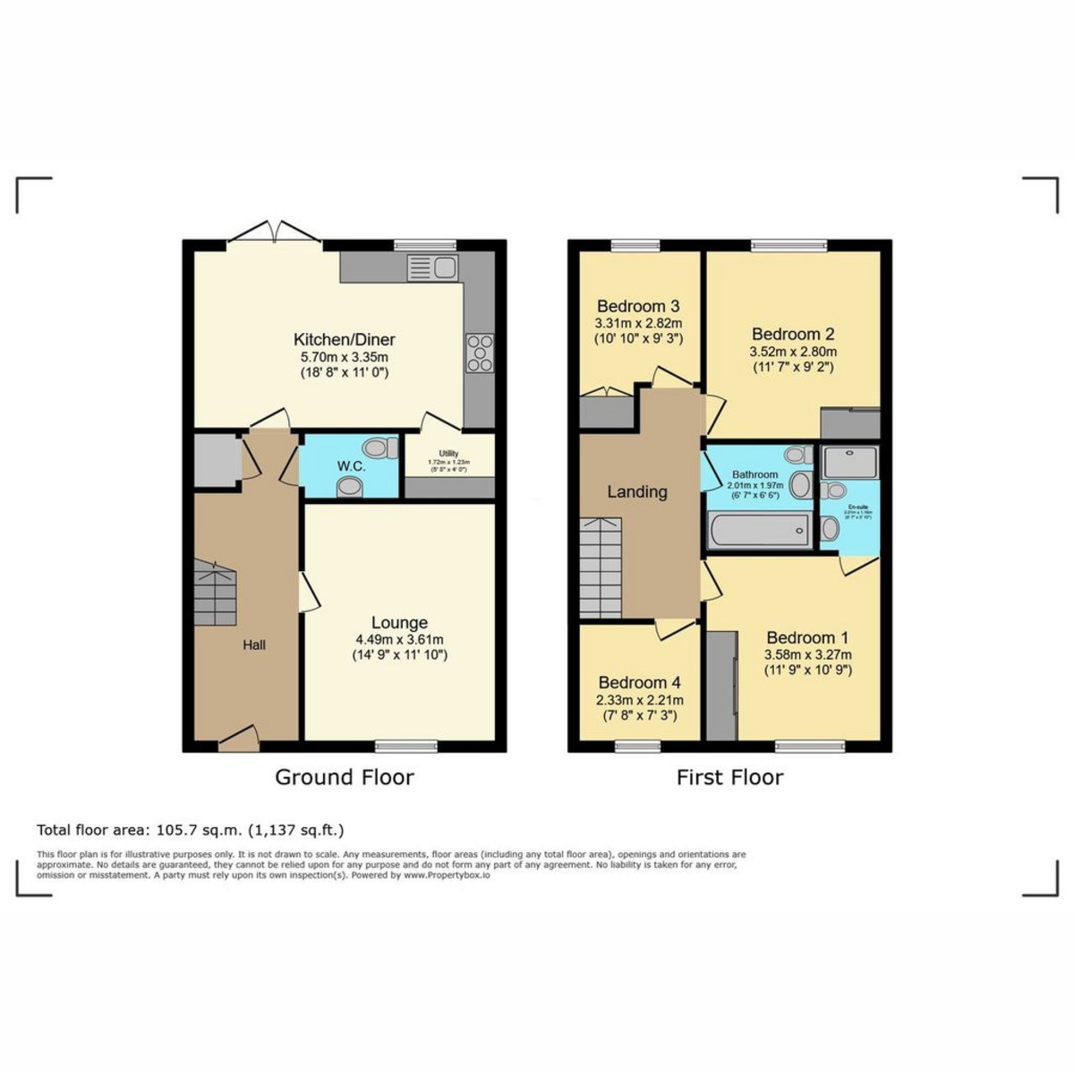 111, Gower Way, Rotherham floorplan
