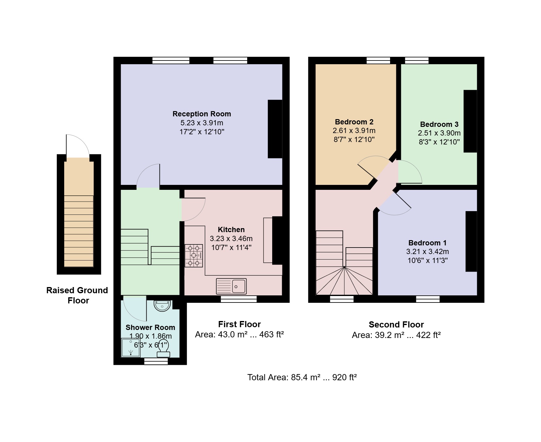 9, Gordon House Road, Gospel Oak, London floorplan