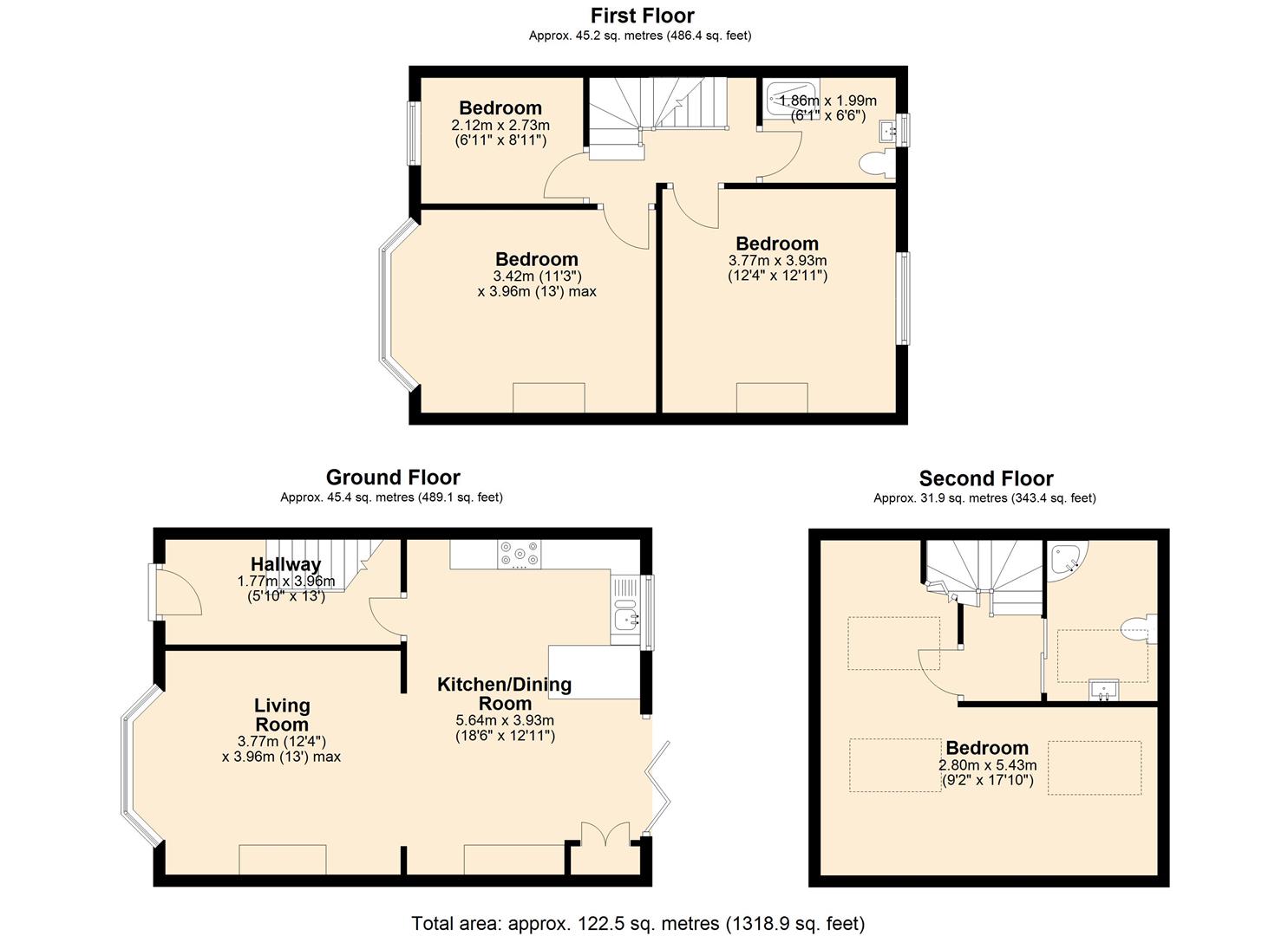 103, Talbot Road, Bristol floorplan