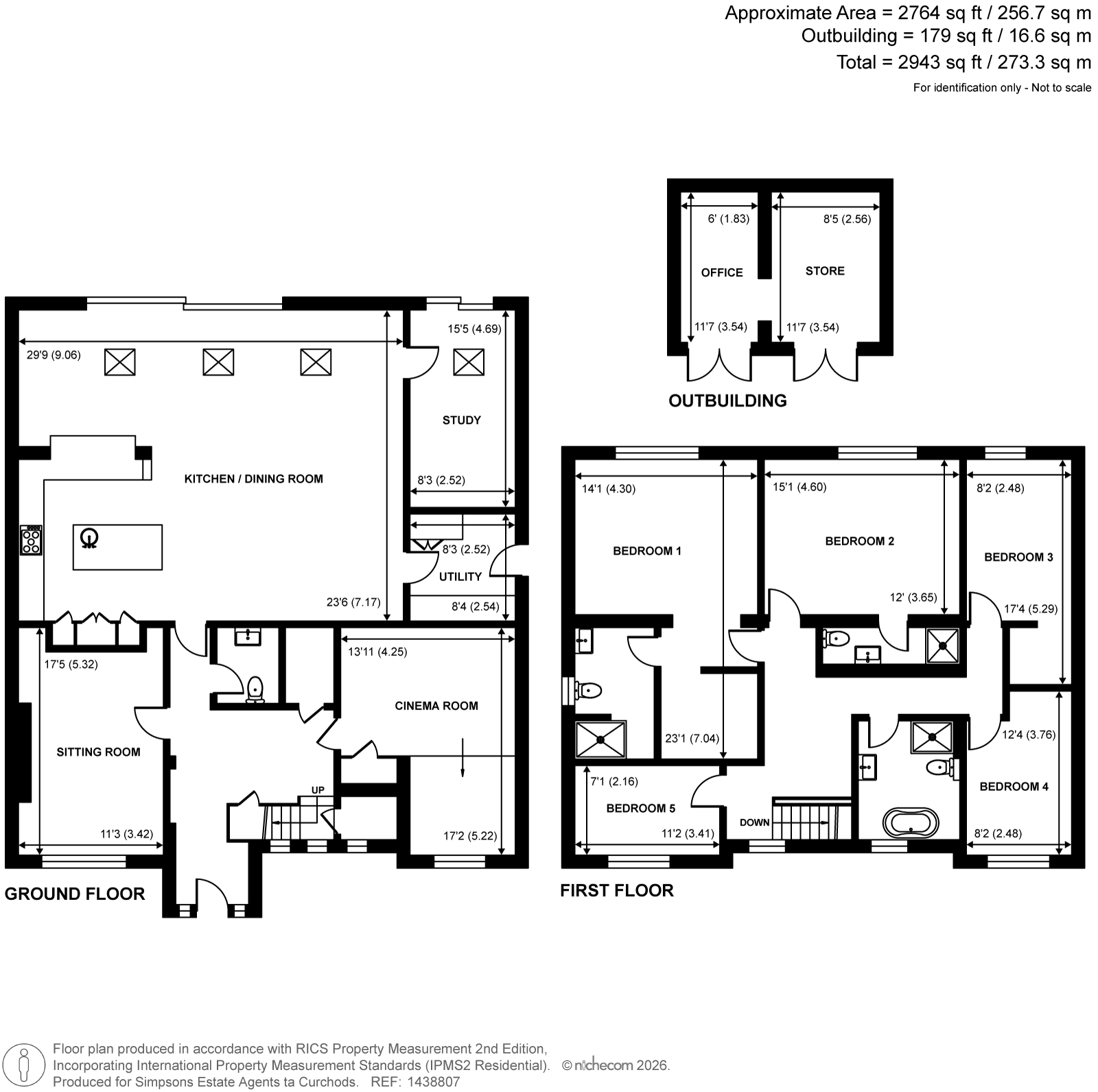Northgate House, 4, Norfolk Farm Road, Pyrford floorplan