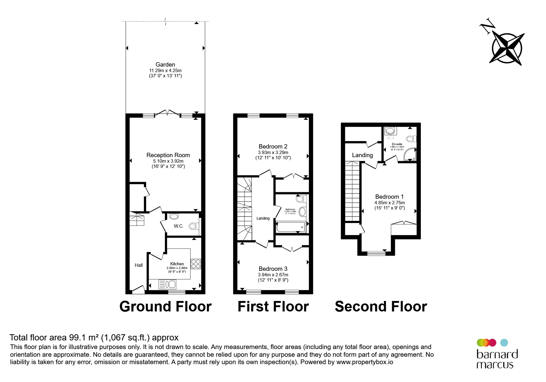 21, Burford Road, Worcester Park floorplan