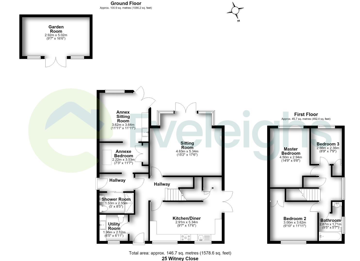 Witney Close, Bristol floorplan