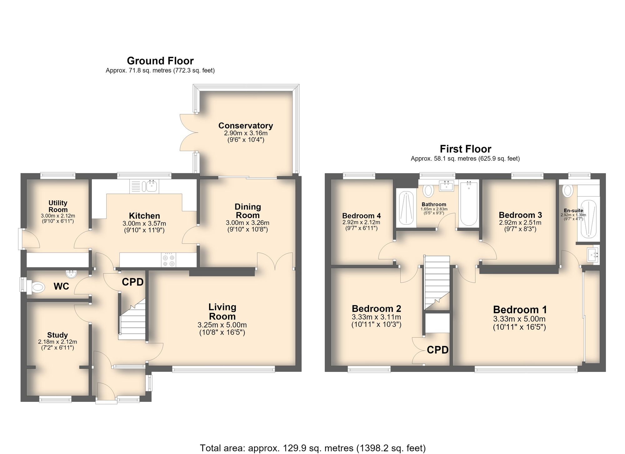 114, Moorland View Road, Chesterfield, S40 floorplan