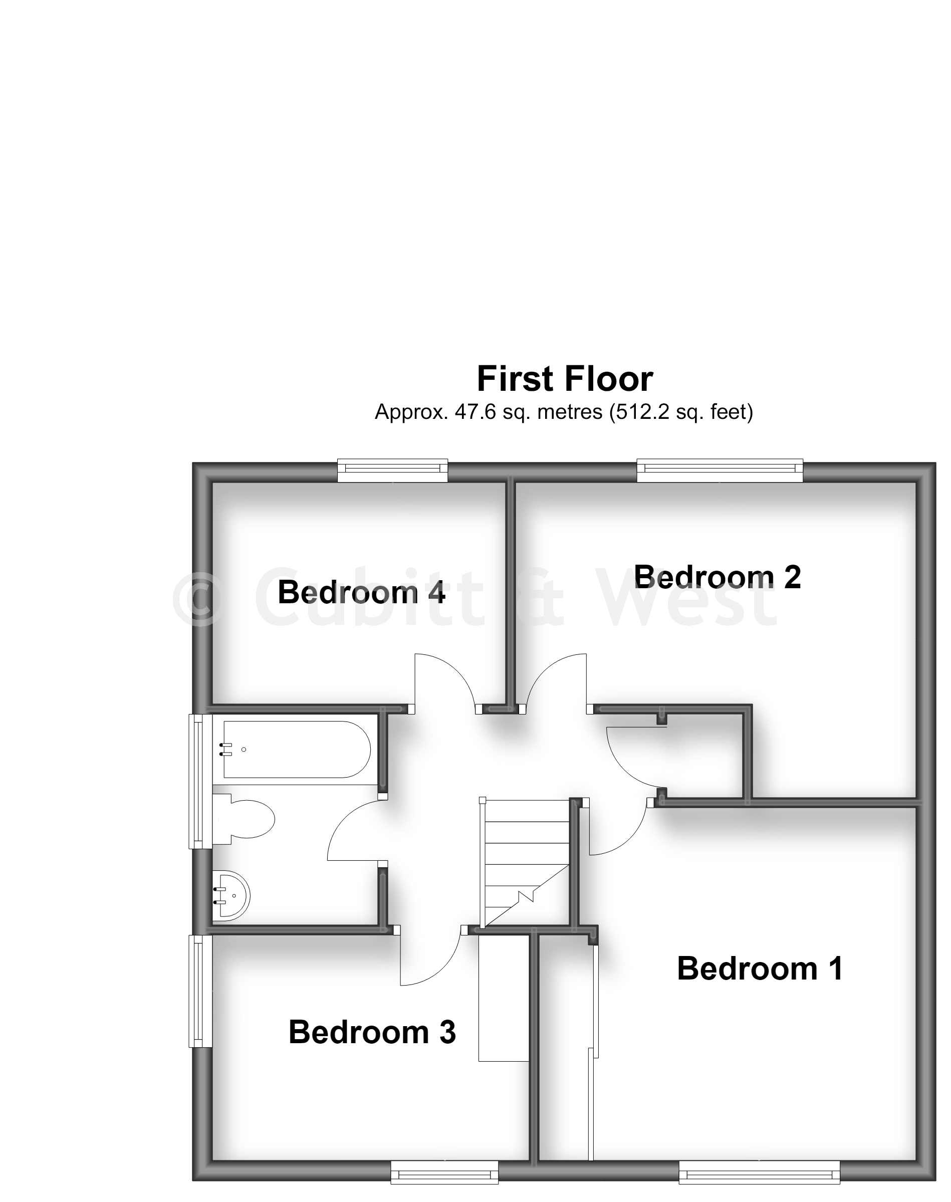 114, Climping Road, Crawley floorplan