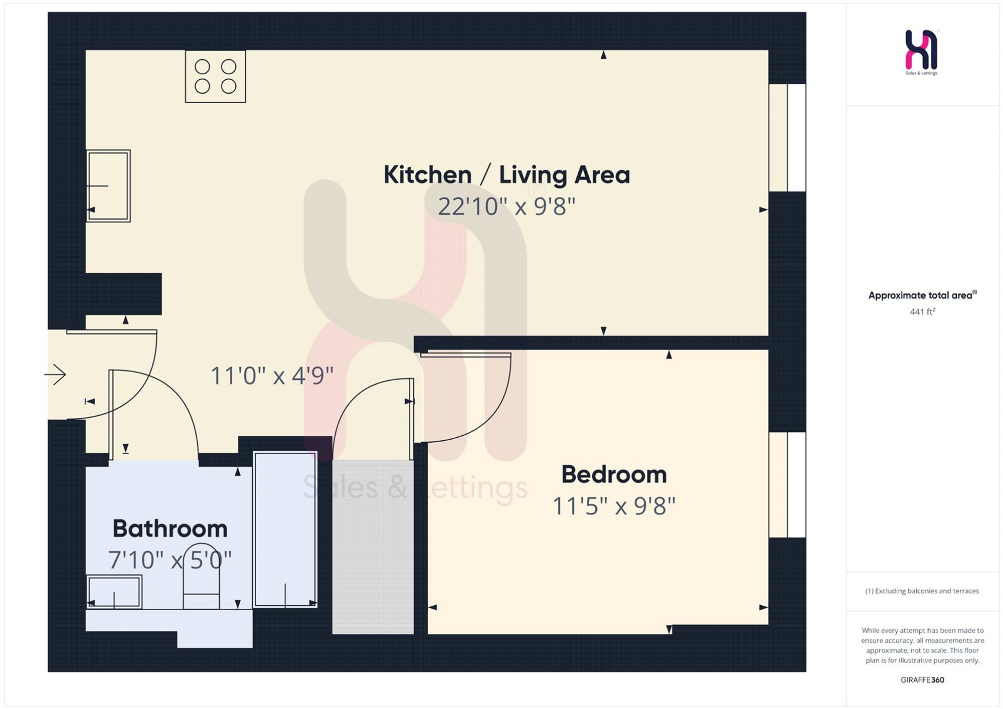 1308D Media City, Michigan Point Tower D, Salford floorplan